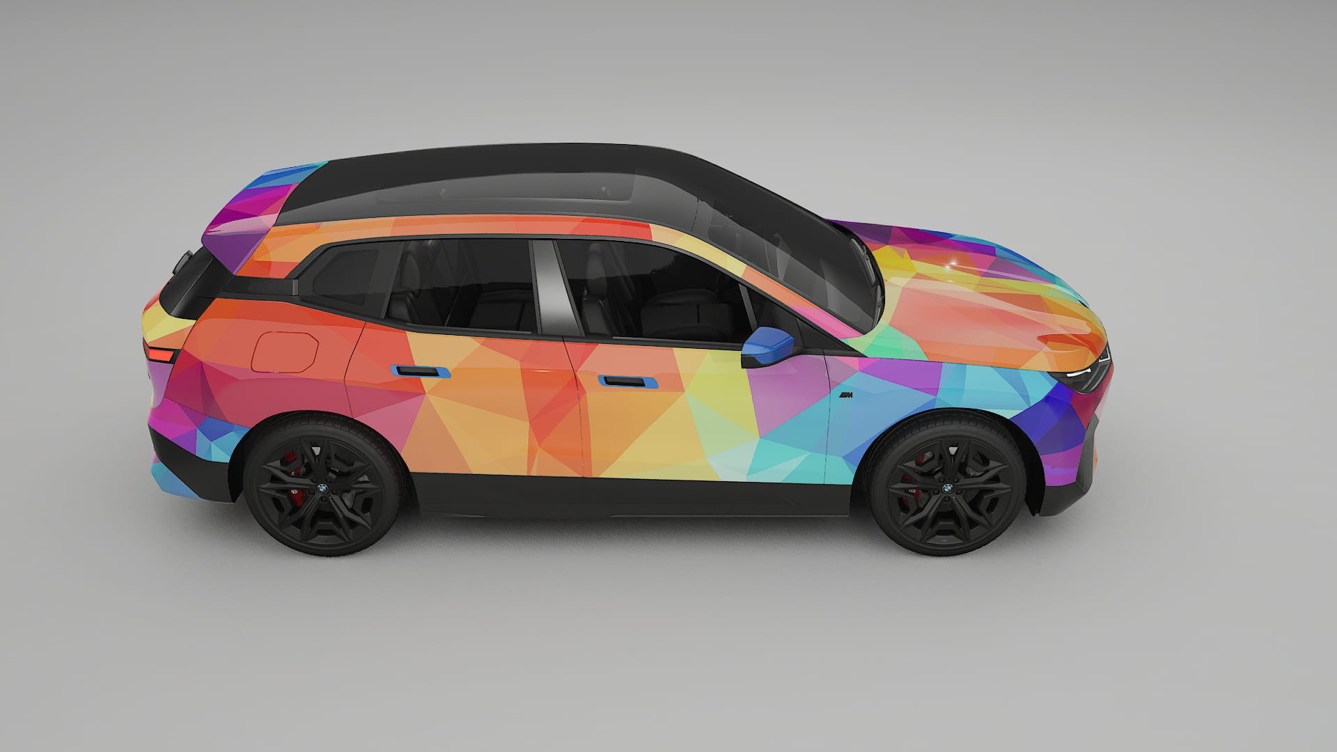BMW iX M60 VECTOR VIBE Designed Wrap PPF Kit – Printable Polyurethane Film