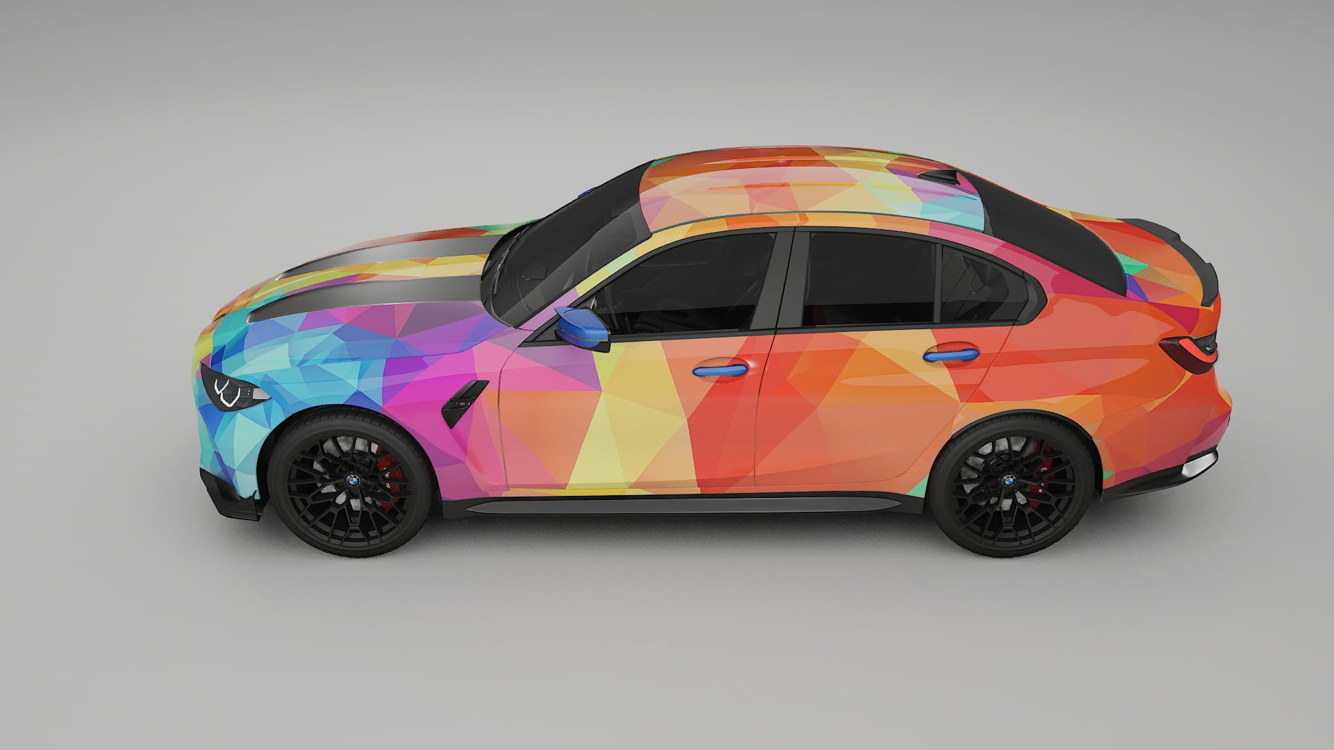 BMW M3 G80 Competition CS VECTOR VIBE Designed Wrap PPF Kit – Printable Polyurethane Film