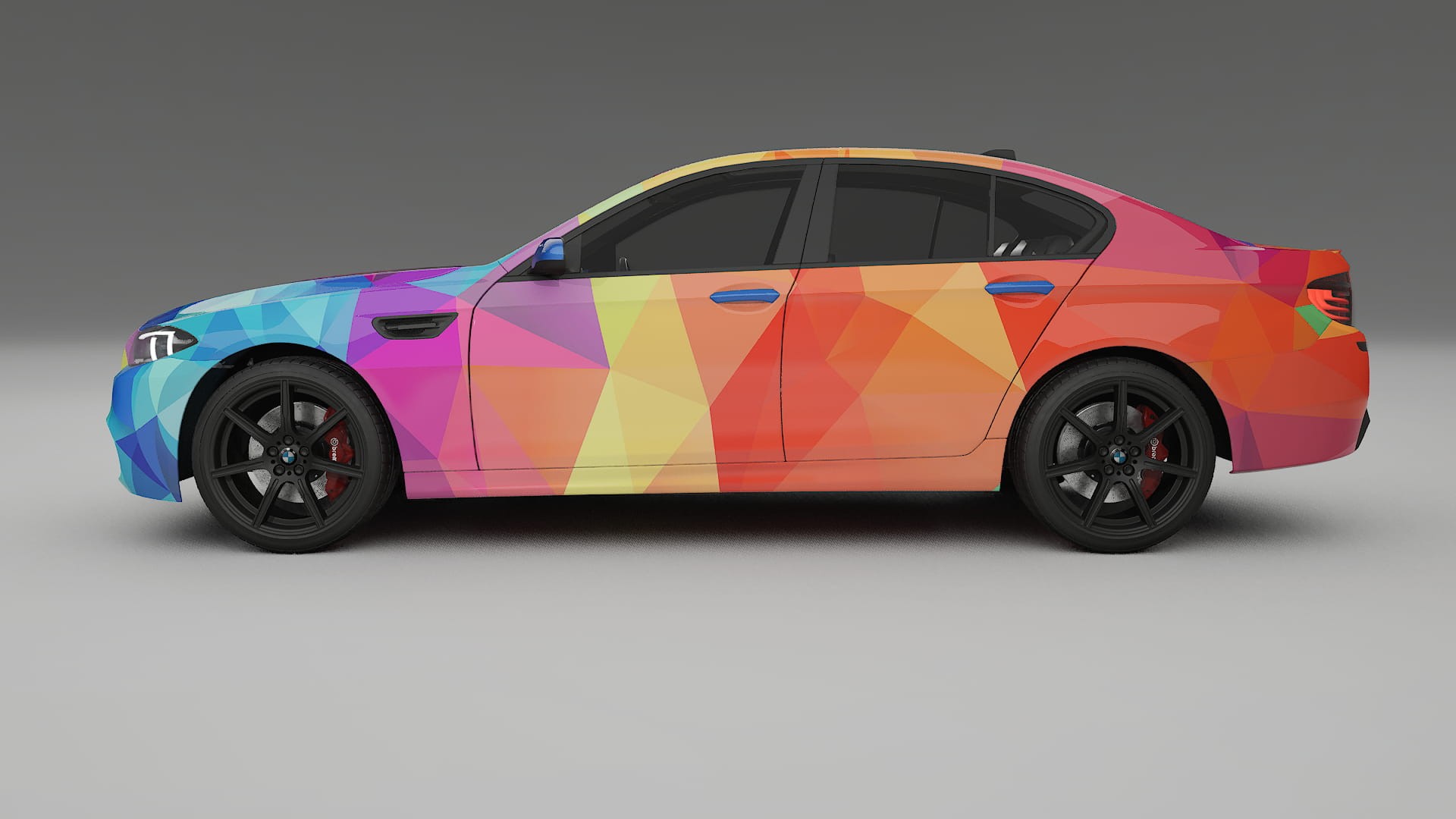 BMW M5 F10 VECTOR VIBE Designed Wrap PPF Kit – Printable Polyurethane Film