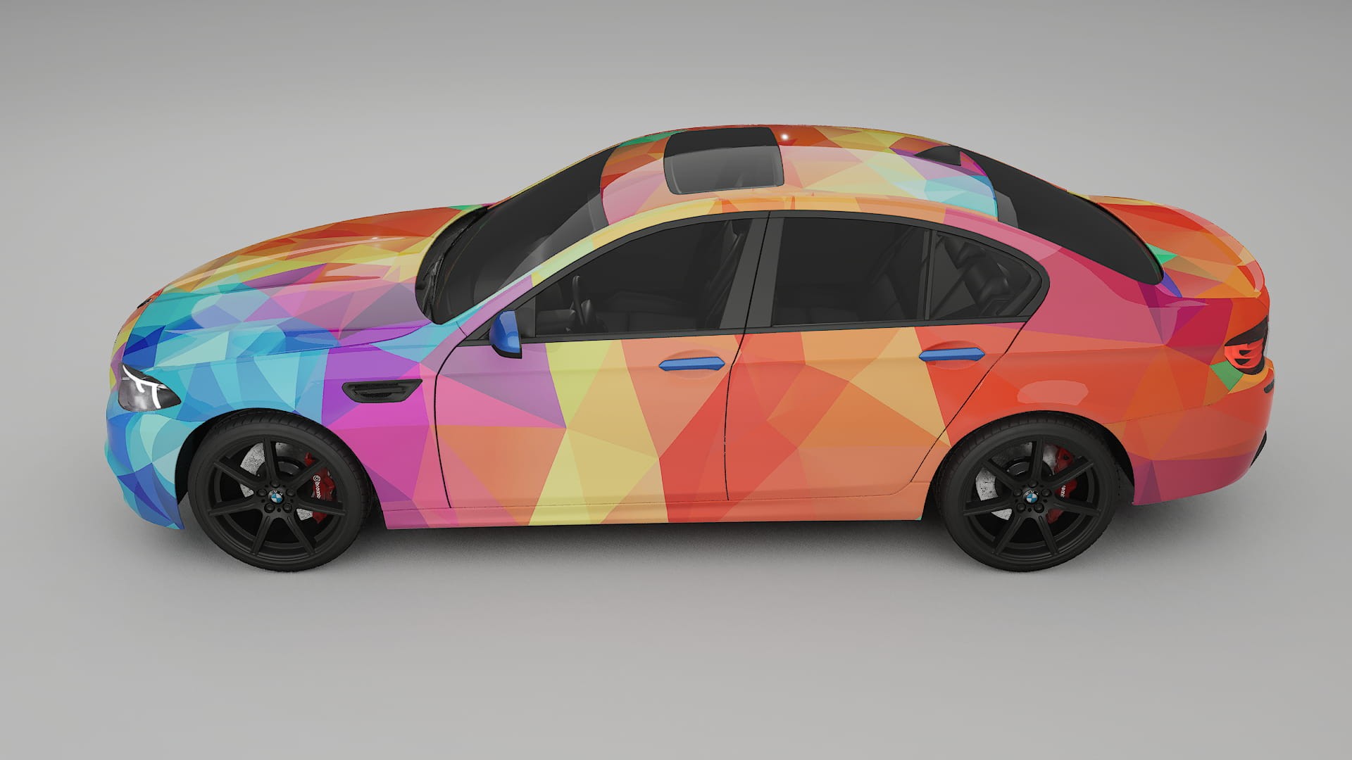 BMW M5 F10 VECTOR VIBE Designed Wrap PPF Kit – Printable Polyurethane Film
