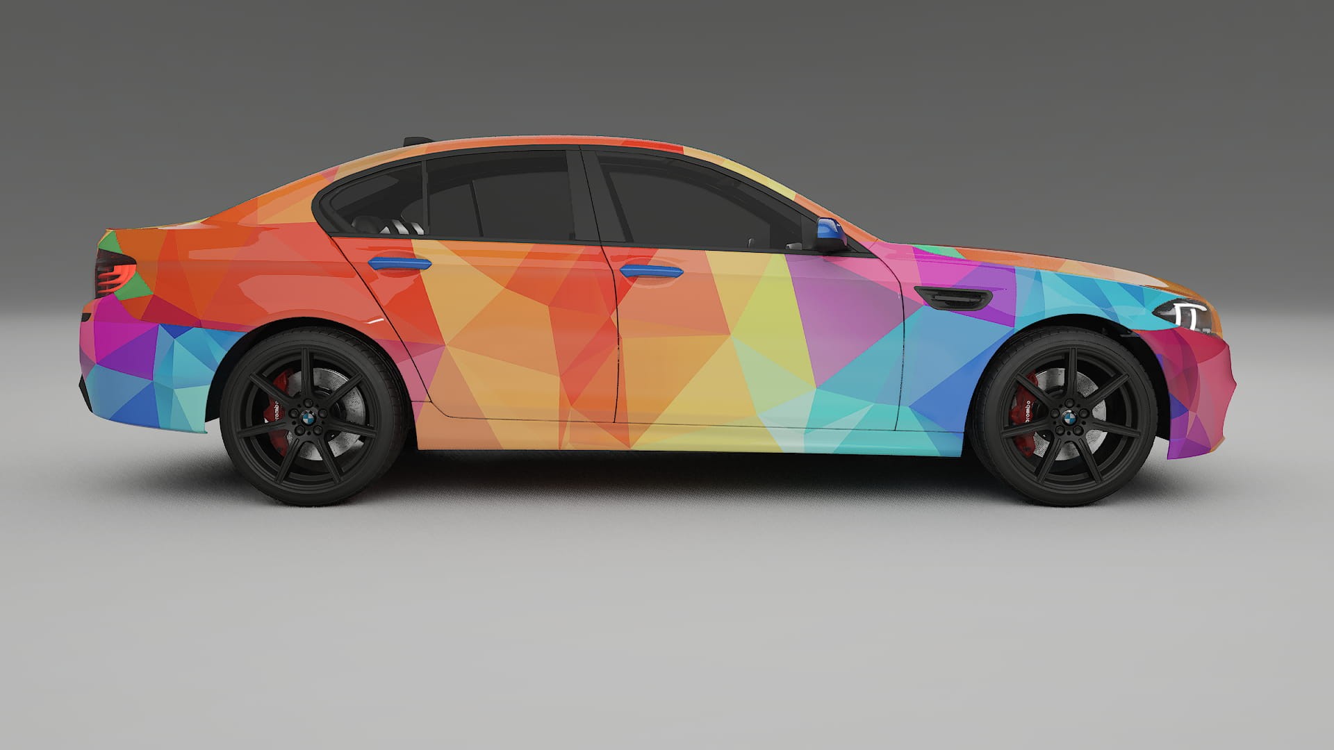 BMW M5 F10 VECTOR VIBE Designed Wrap PPF Kit – Printable Polyurethane Film