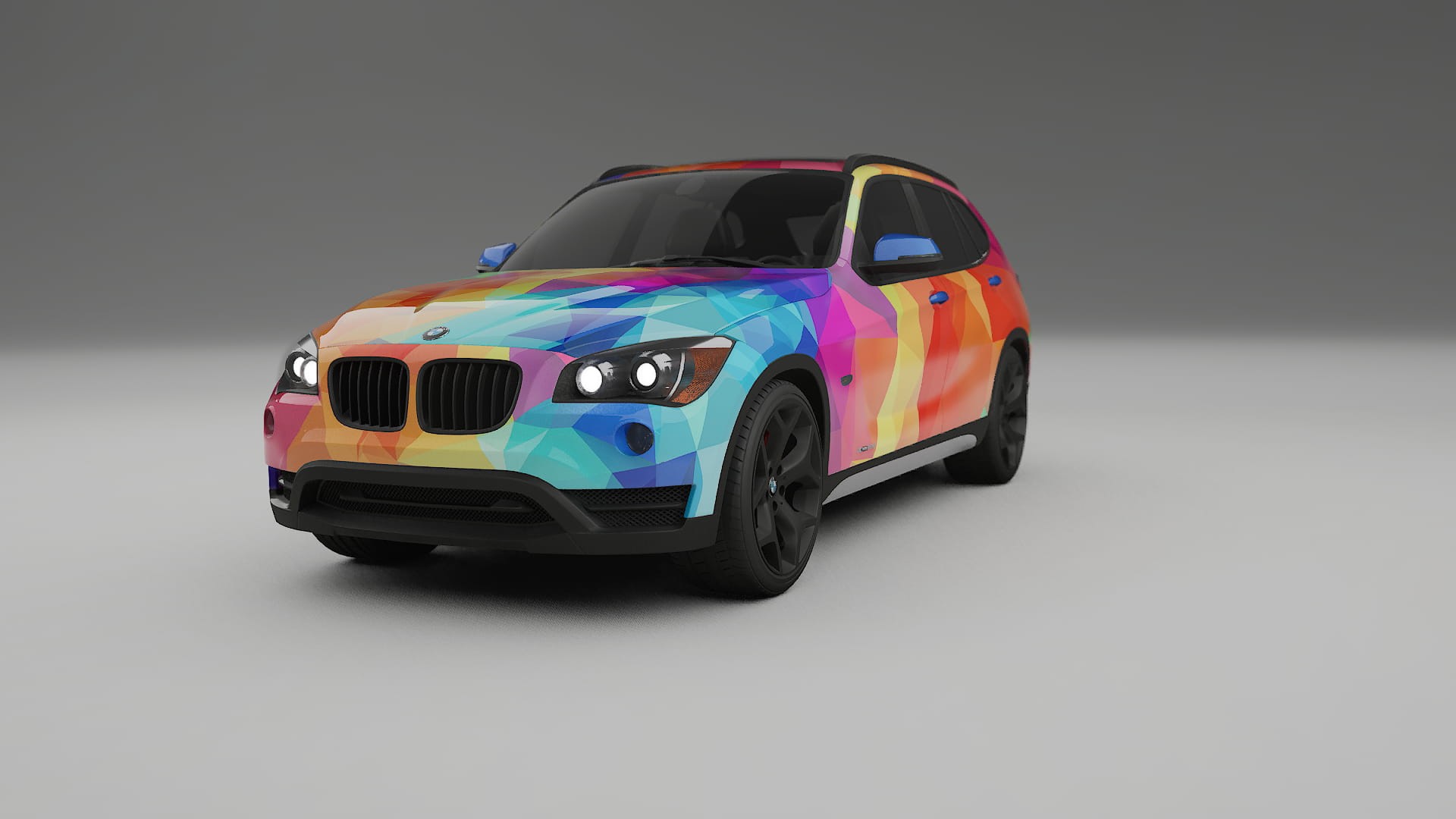 BMW X1 E84 VECTOR VIBE Designed Wrap PPF Kit – Printable Polyurethane Film