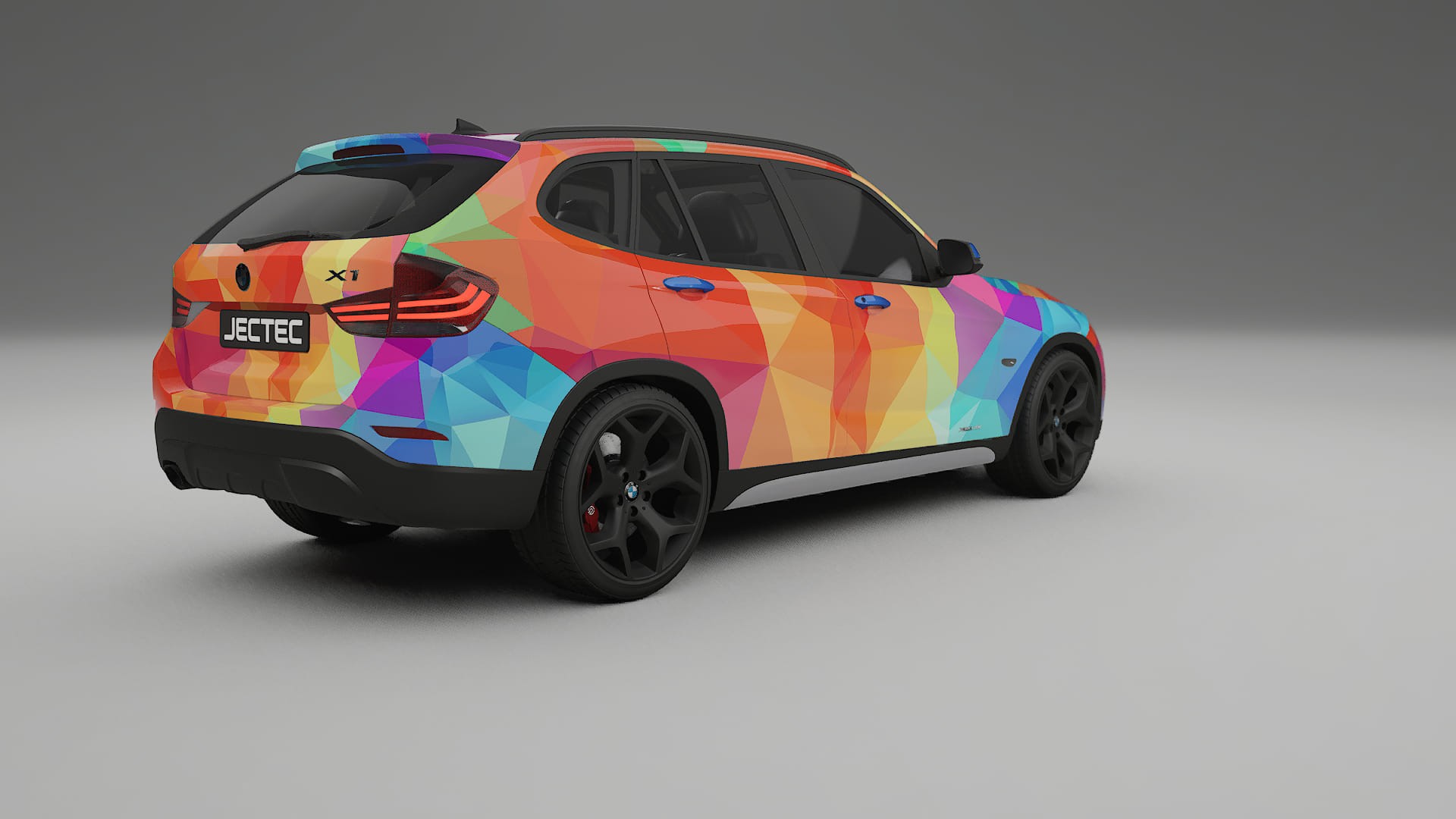 BMW X1 E84 VECTOR VIBE Designed Wrap PPF Kit – Printable Polyurethane Film