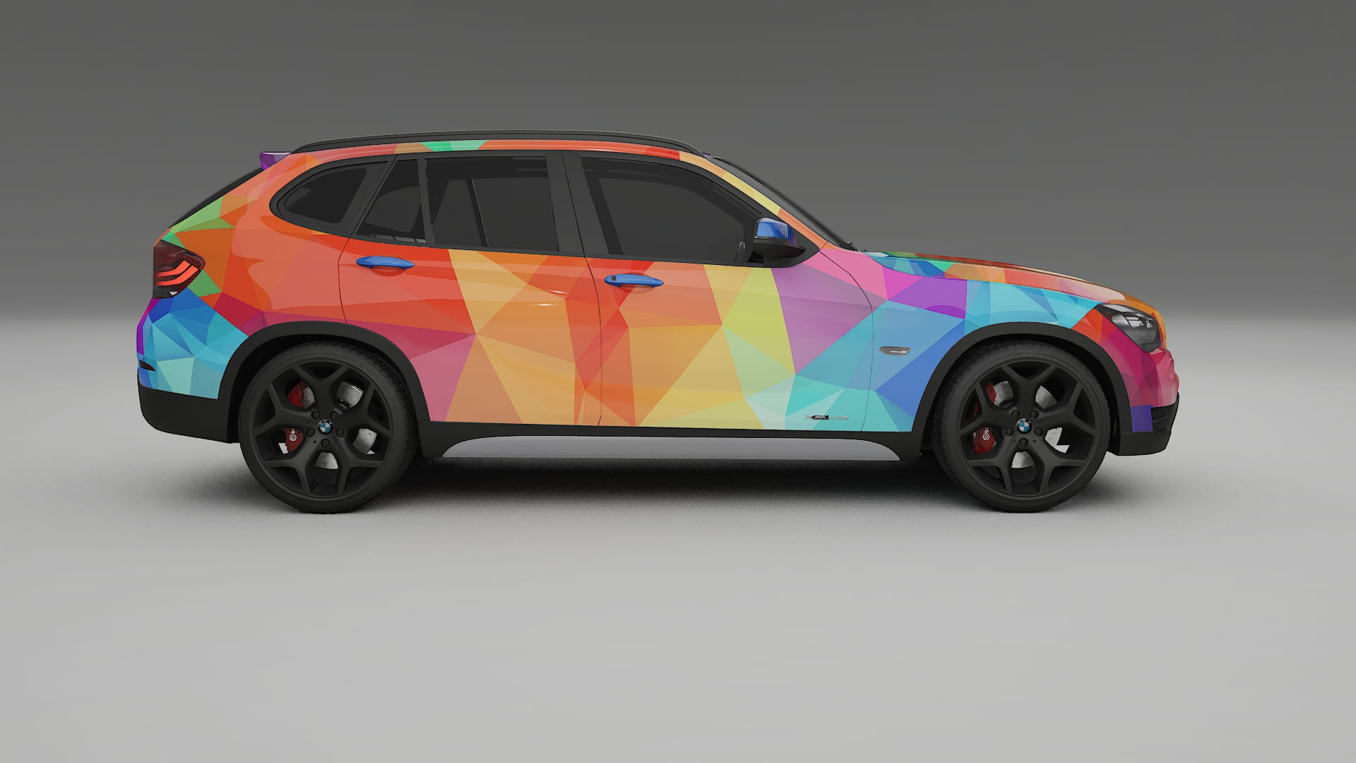BMW X1 E84 VECTOR VIBE Designed Wrap PPF Kit – Printable Polyurethane Film