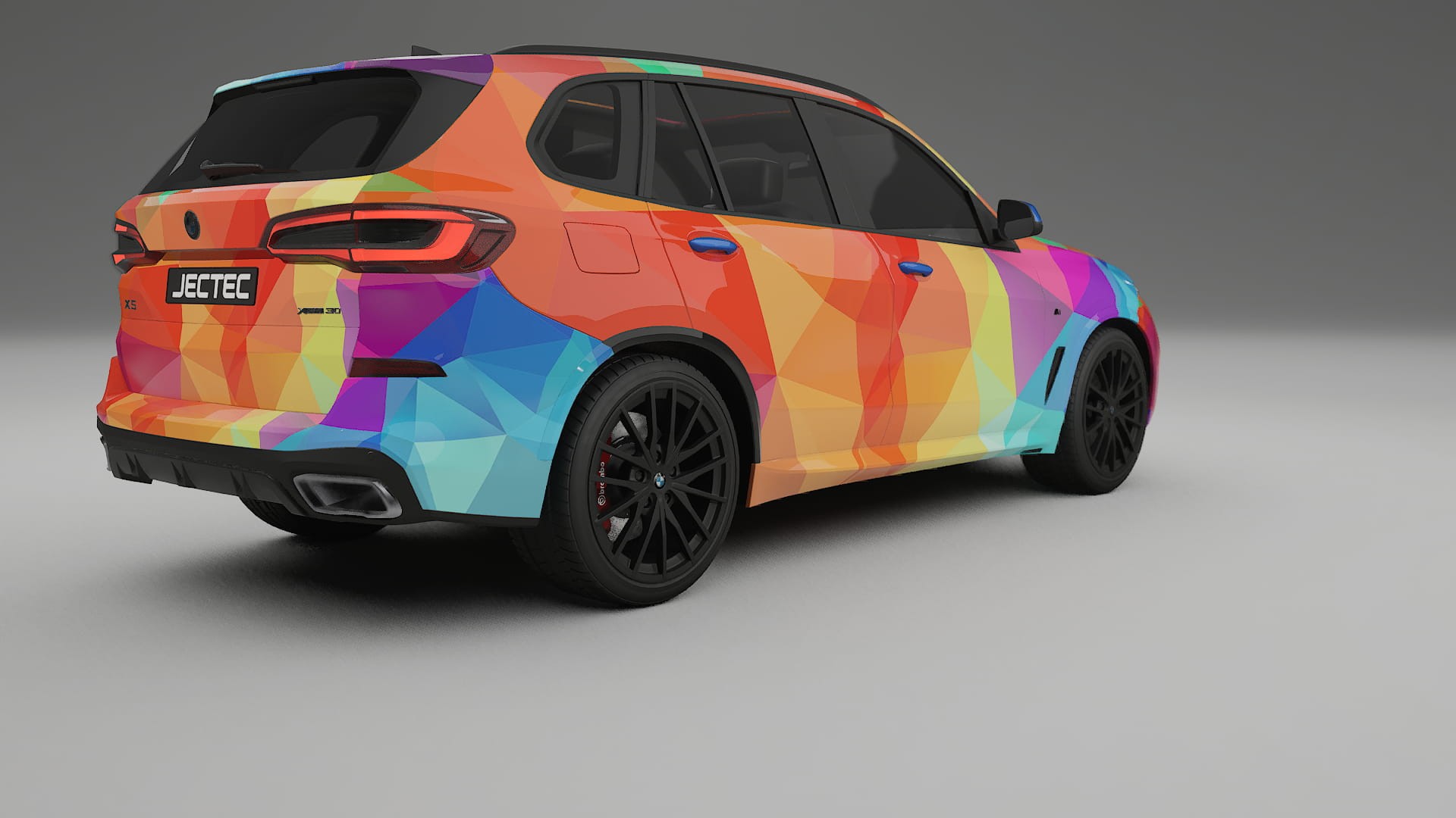 BMW X5 G05 M-Sport VECTOR VIBE Designed Wrap PPF Kit – Printable Polyurethane Film