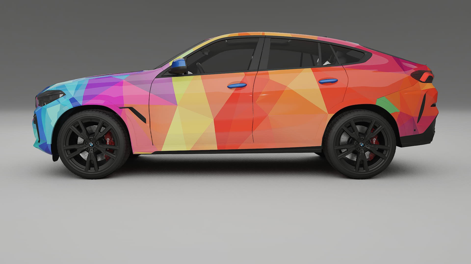 BMW X6 G06 F96 VECTOR VIBE Designed Wrap PPF Kit – Printable Polyurethane Film