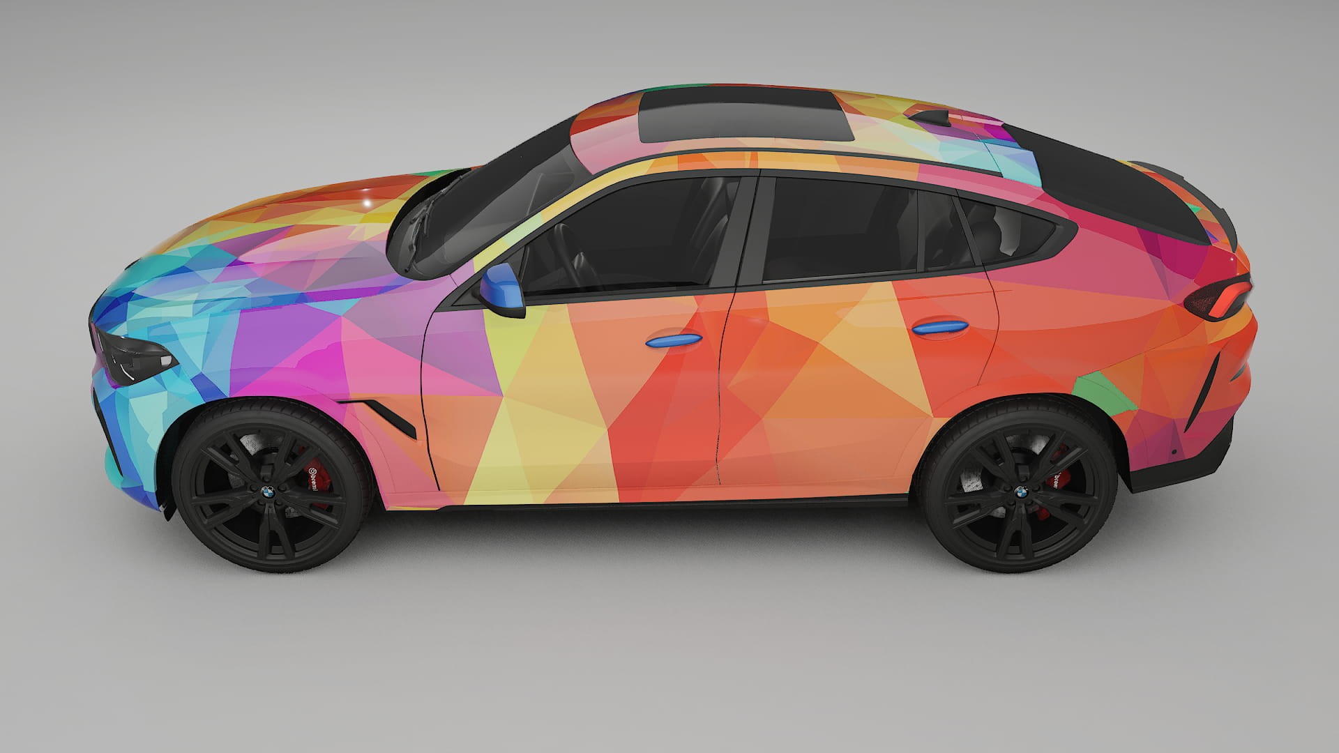 BMW X6 G06 F96 VECTOR VIBE Designed Wrap PPF Kit – Printable Polyurethane Film