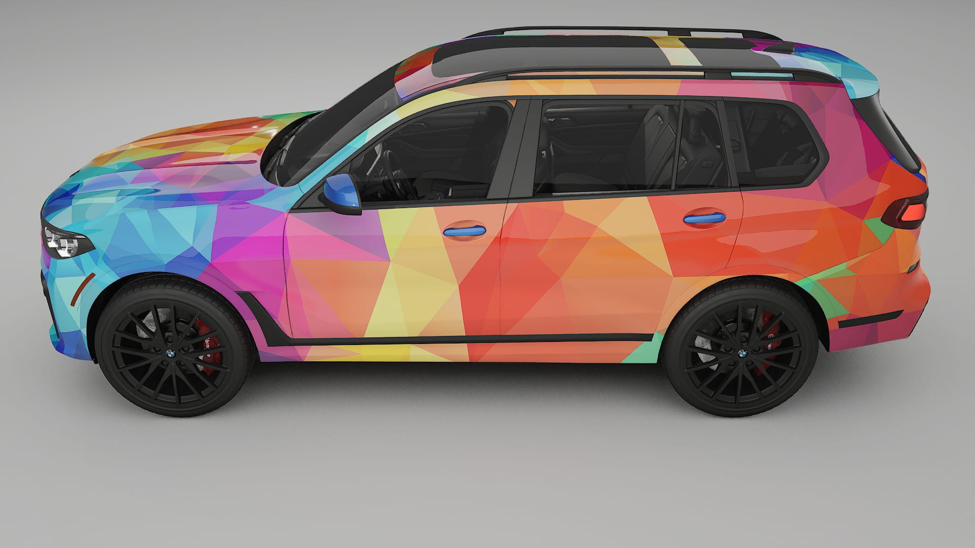 BMW X7 M G07 VECTOR VIBE Designed Wrap PPF Kit – Printable Polyurethane Film