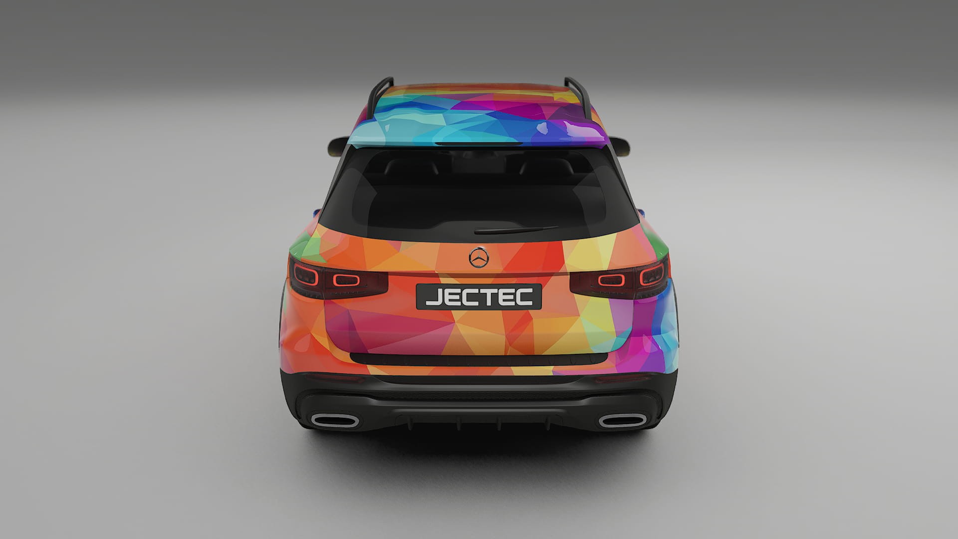 Mercedes AMG GLB VECTOR VIBE Designed Wrap PPF Kit – Printable Polyurethane Film