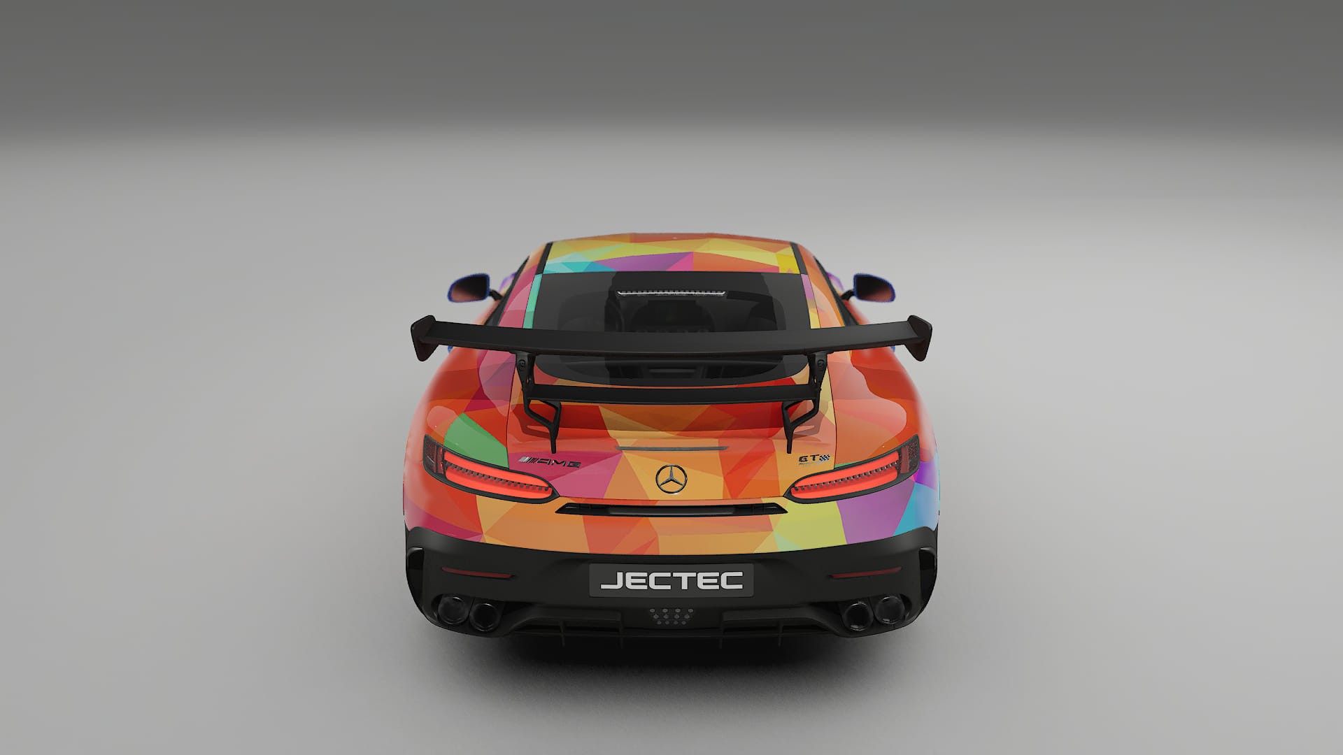 Mercedes AMG GT Black Series C192 Coupe VECTOR VIBE Designed Wrap PPF Kit – Printable Polyurethane Film