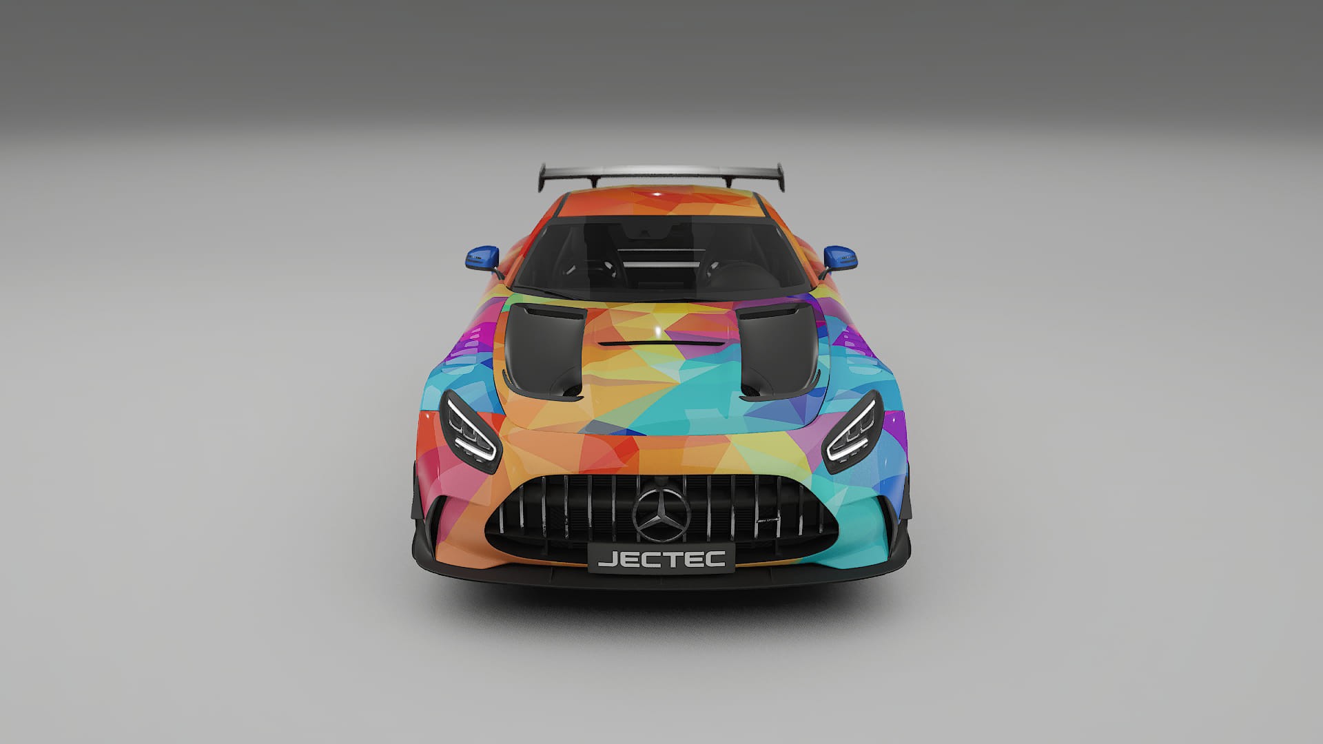 Mercedes AMG GT Black Series C192 Coupe VECTOR VIBE Designed Wrap PPF Kit – Printable Polyurethane Film