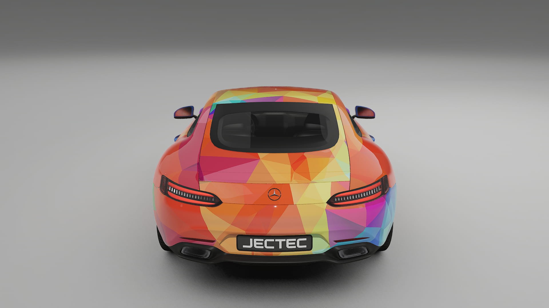 Mercedes AMG GT C190 Coupe VECTOR VIBE Designed Wrap PPF Kit – Printable Polyurethane Film