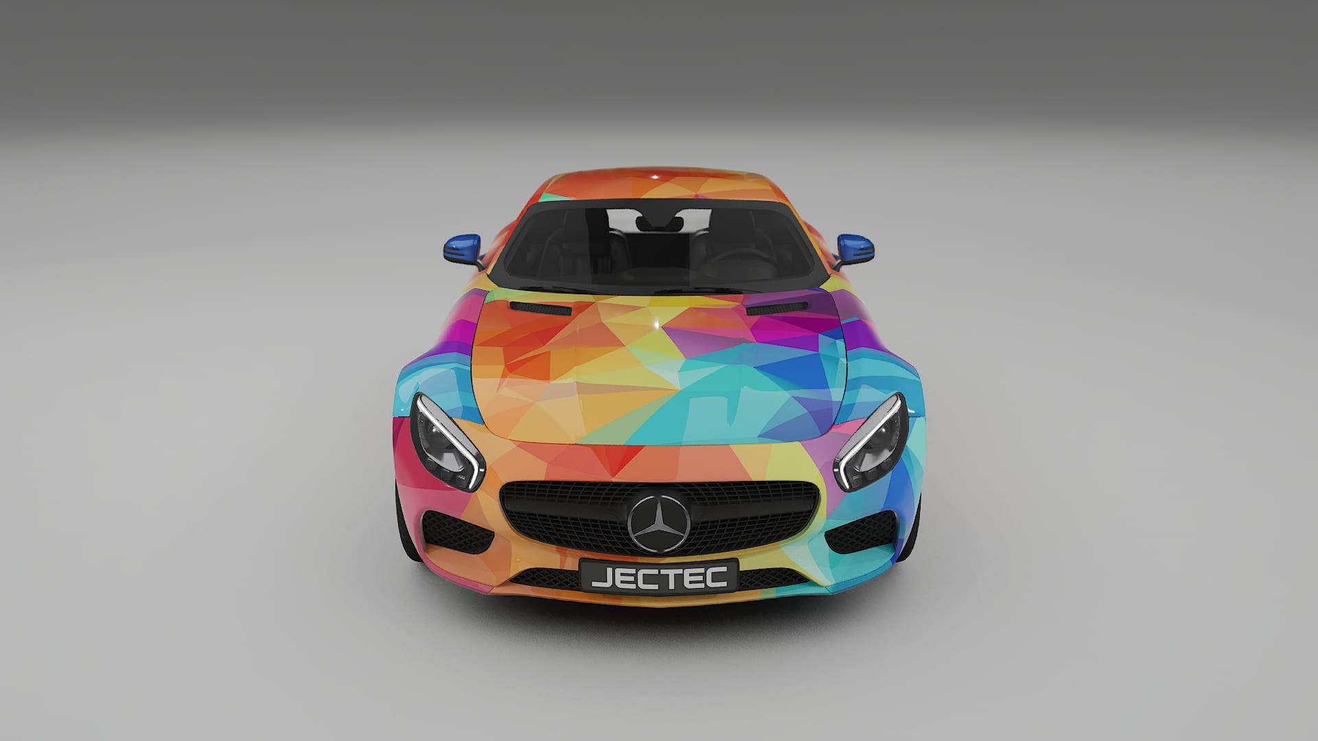 Mercedes AMG GT C190 Coupe VECTOR VIBE Designed Wrap PPF Kit – Printable Polyurethane Film