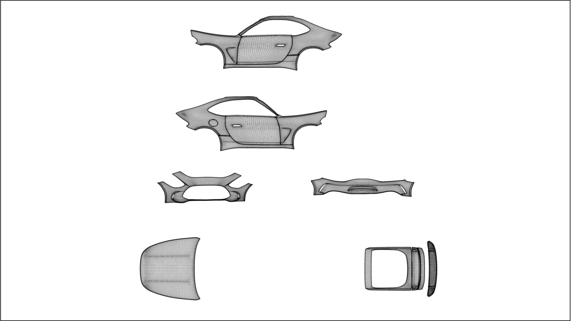 Mercedes AMG GT Coupe C192 VECTOR VIBE Designed Wrap PPF Kit – Printable Polyurethane Film 2