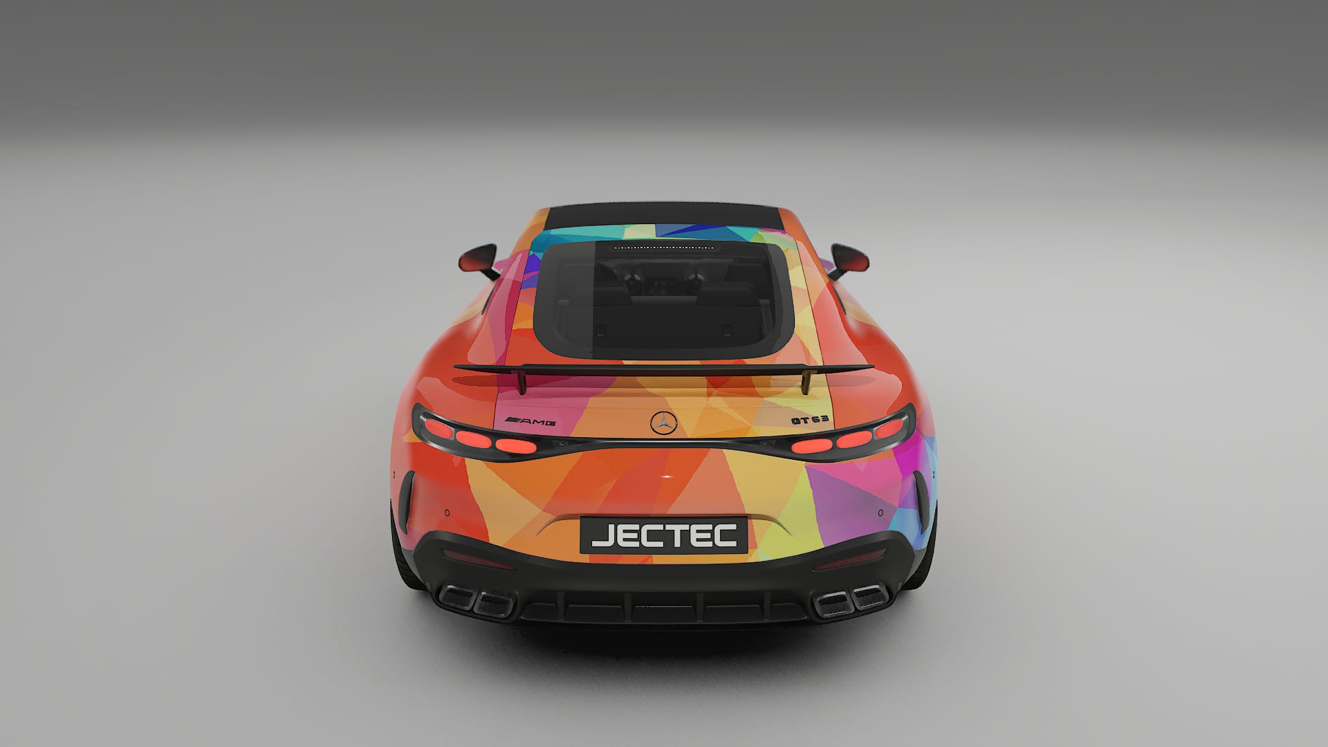 Mercedes AMG GT Coupe C192 VECTOR VIBE Designed Wrap PPF Kit – Printable Polyurethane Film