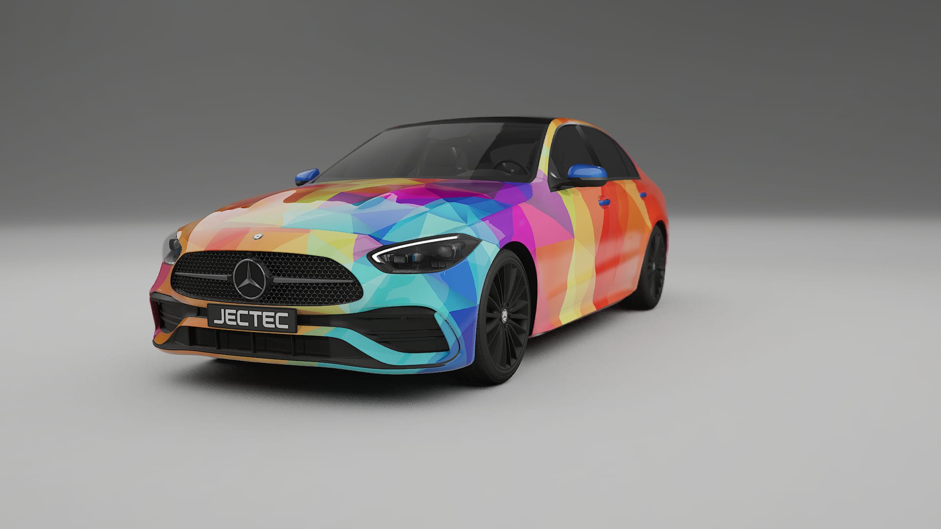 Mercedes C-class W206 VECTOR VIBE Designed Wrap PPF Kit – Printable Polyurethane Film