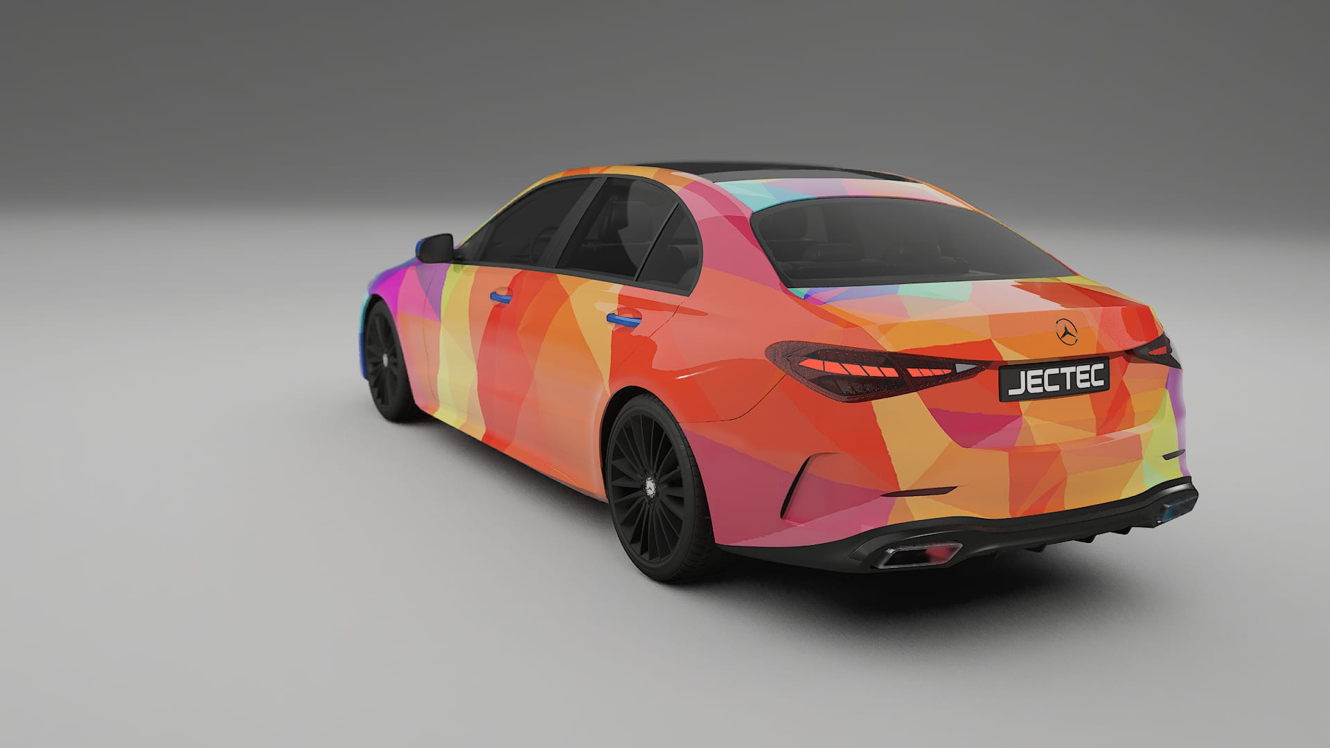 Mercedes C-class W206 VECTOR VIBE Designed Wrap PPF Kit – Printable Polyurethane Film