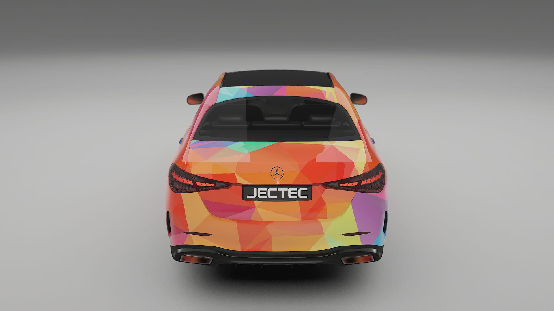 Mercedes C-class W206 VECTOR VIBE Designed Wrap PPF Kit – Printable Polyurethane Film