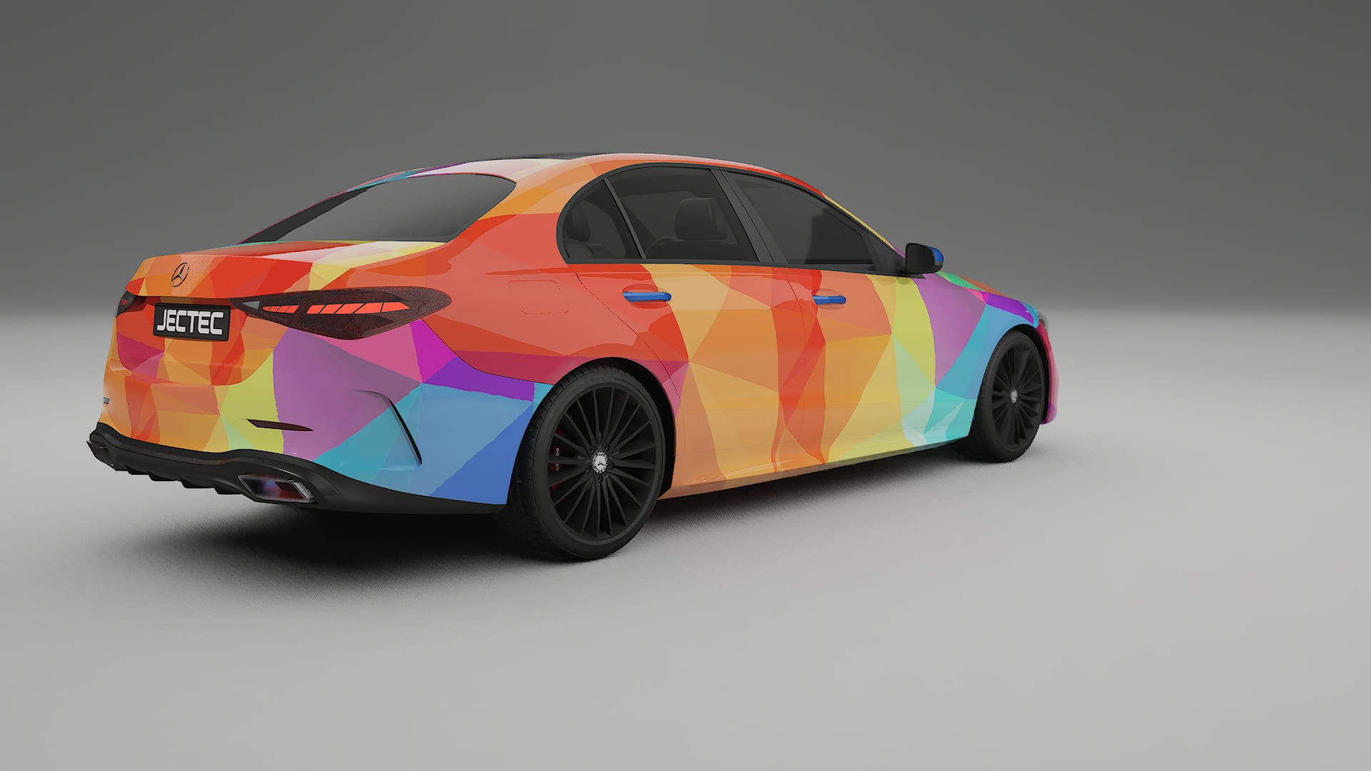 Mercedes C-class W206 VECTOR VIBE Designed Wrap PPF Kit – Printable Polyurethane Film