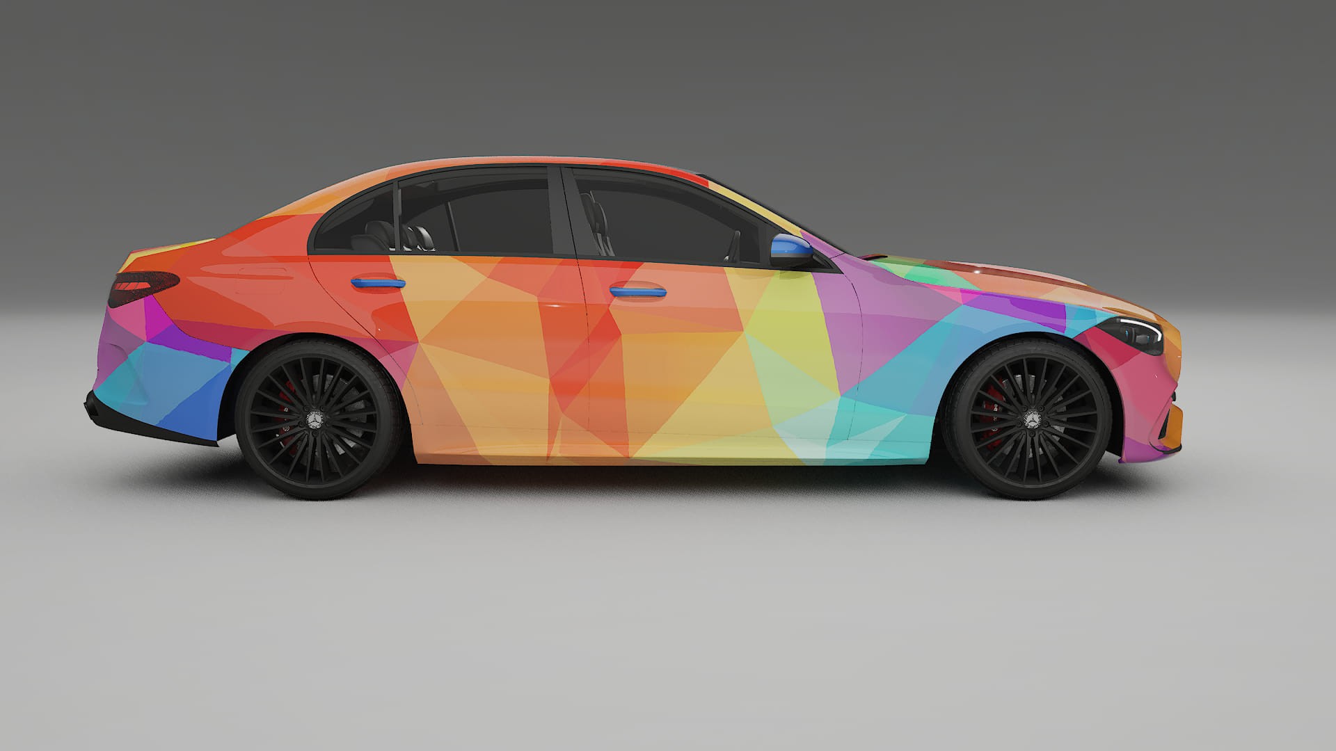 Mercedes C-class W206 VECTOR VIBE Designed Wrap PPF Kit – Printable Polyurethane Film