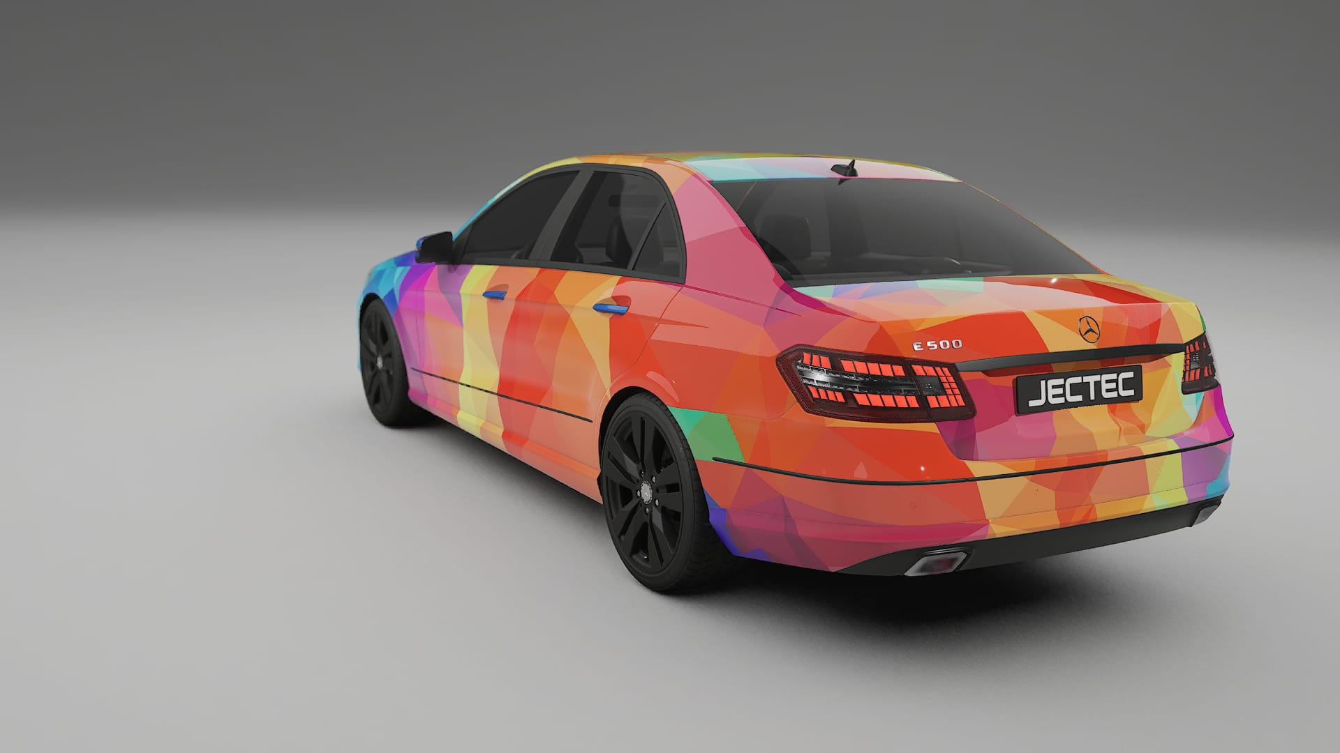 Mercedes E-class Sedan W212 Prefacelift pre-LCI VECTOR VIBE Designed Wrap PPF Kit – Printable Polyurethane Film