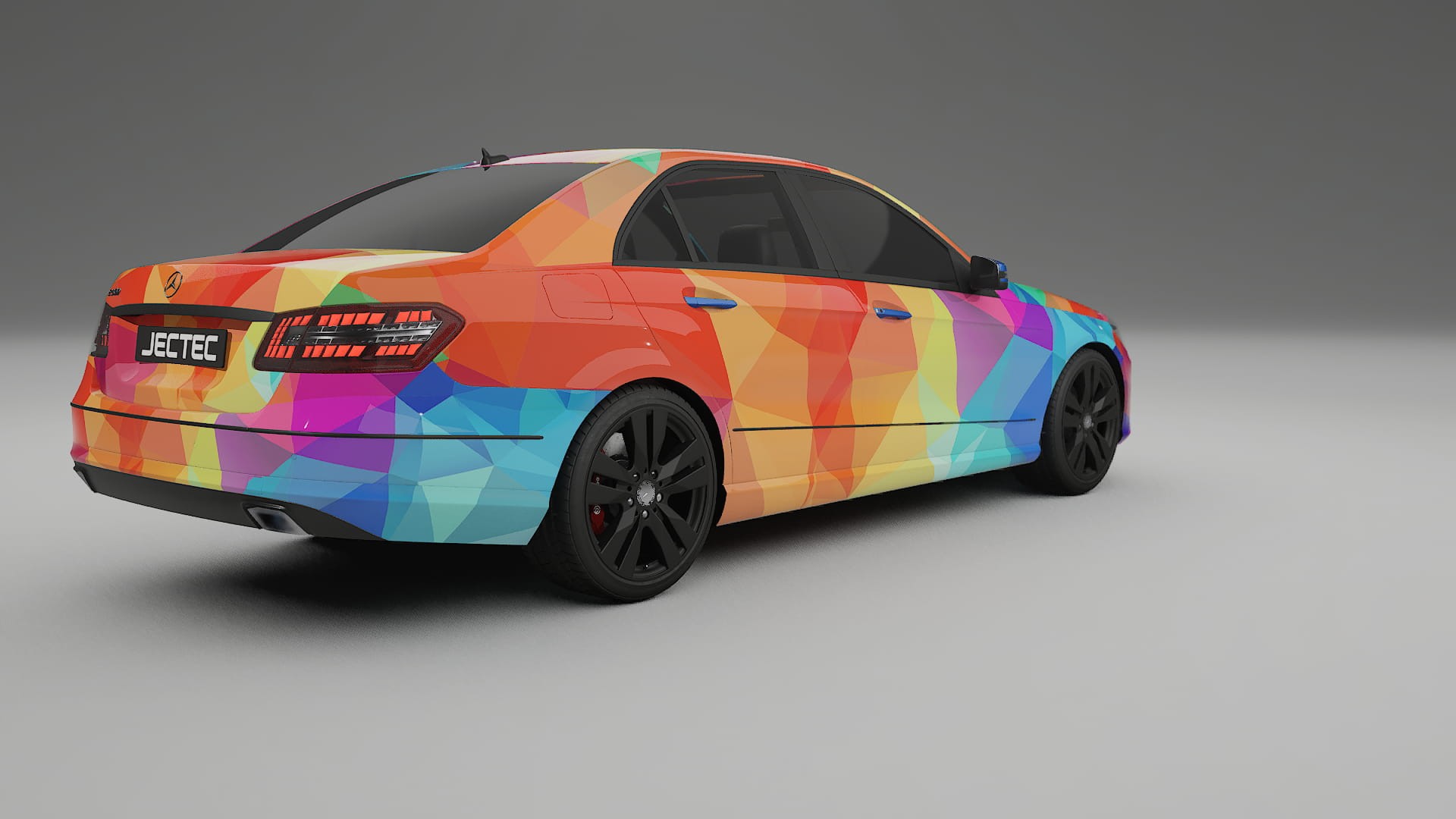 Mercedes E-class Sedan W212 Prefacelift pre-LCI VECTOR VIBE Designed Wrap PPF Kit – Printable Polyurethane Film