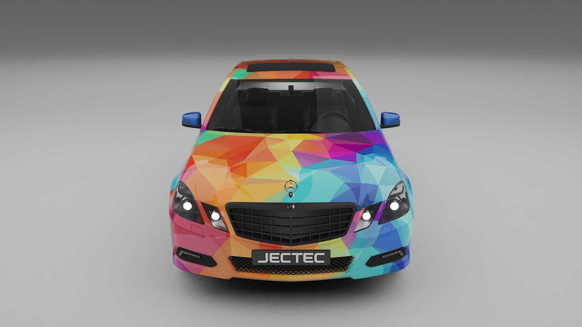 Mercedes E-class Sedan W212 Prefacelift pre-LCI VECTOR VIBE Designed Wrap PPF Kit – Printable Polyurethane Film