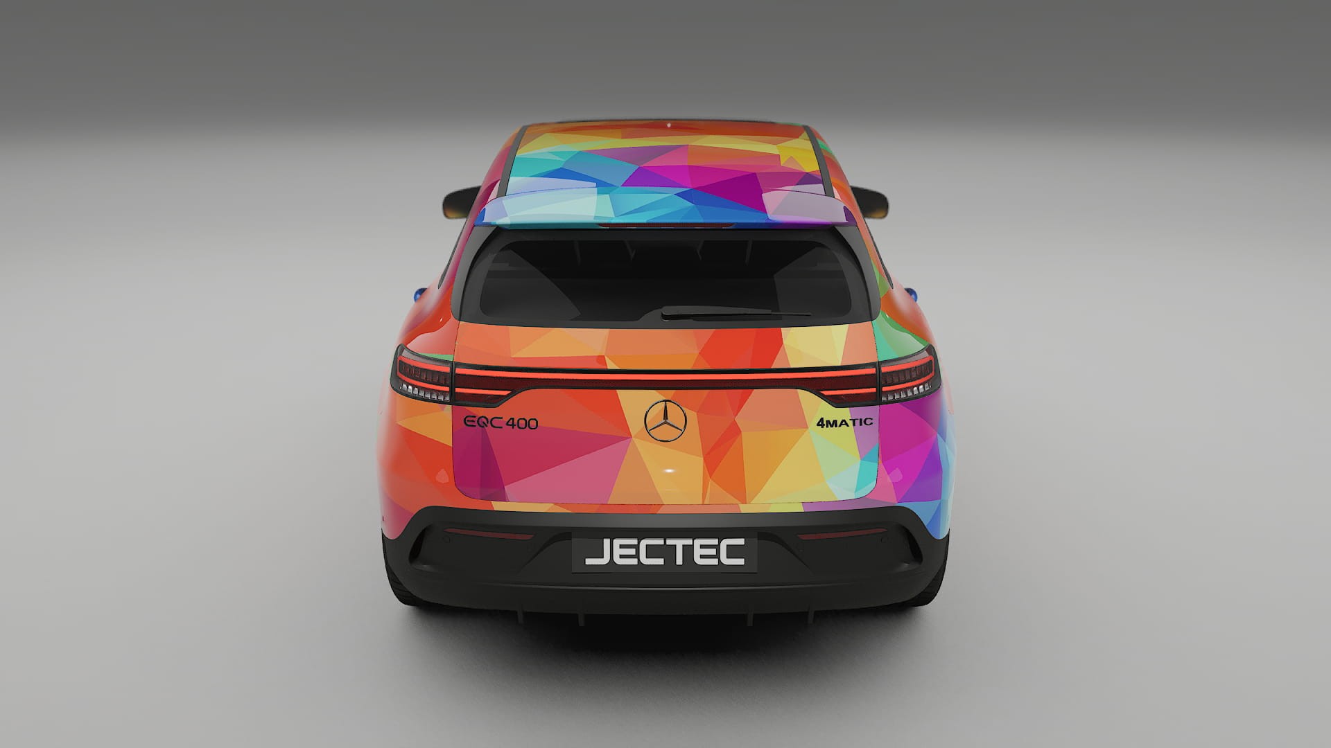 Mercedes EQC AMG VECTOR VIBE Designed Wrap PPF Kit – Printable Polyurethane Film