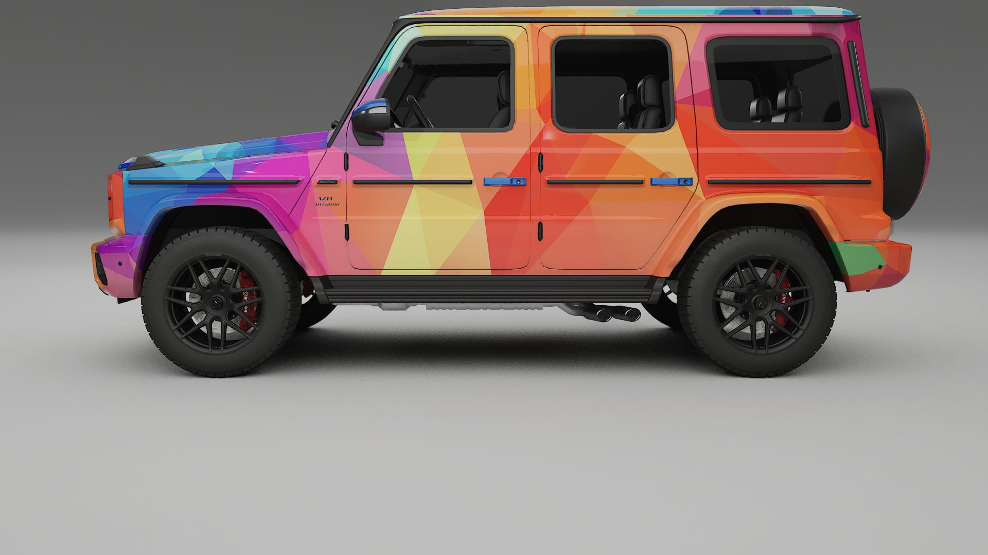 Mercedes G63 AMG W463A VECTOR VIBE Designed Wrap PPF Kit – Printable Polyurethane Film