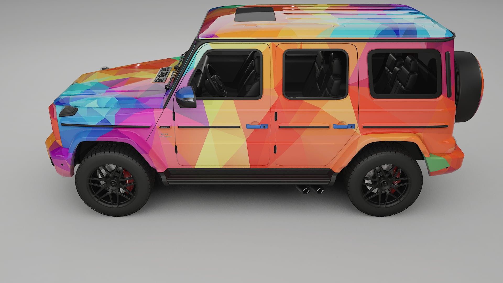 Mercedes G63 AMG W463A VECTOR VIBE Designed Wrap PPF Kit – Printable Polyurethane Film