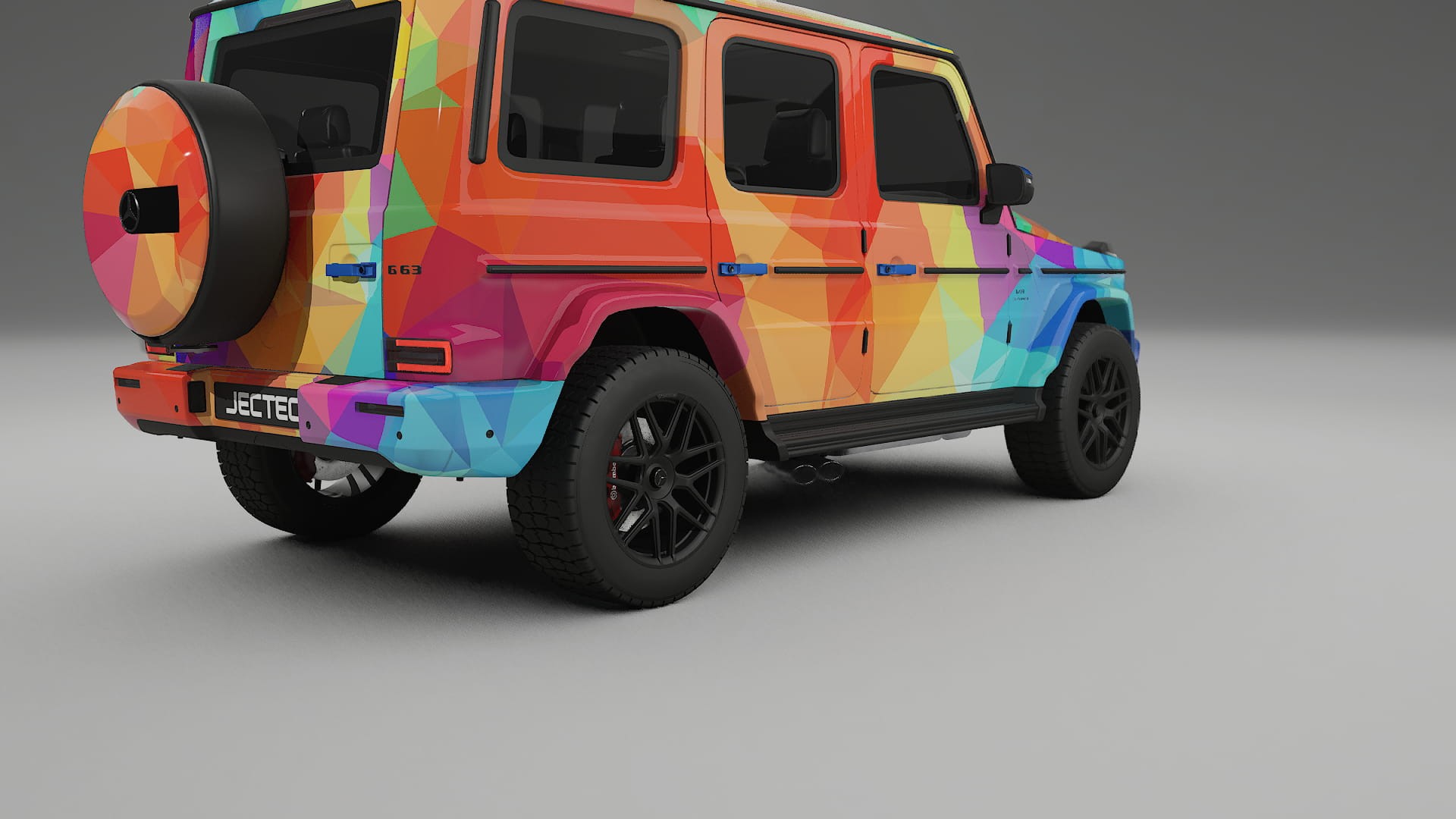 Mercedes G63 AMG W463A VECTOR VIBE Designed Wrap PPF Kit – Printable Polyurethane Film