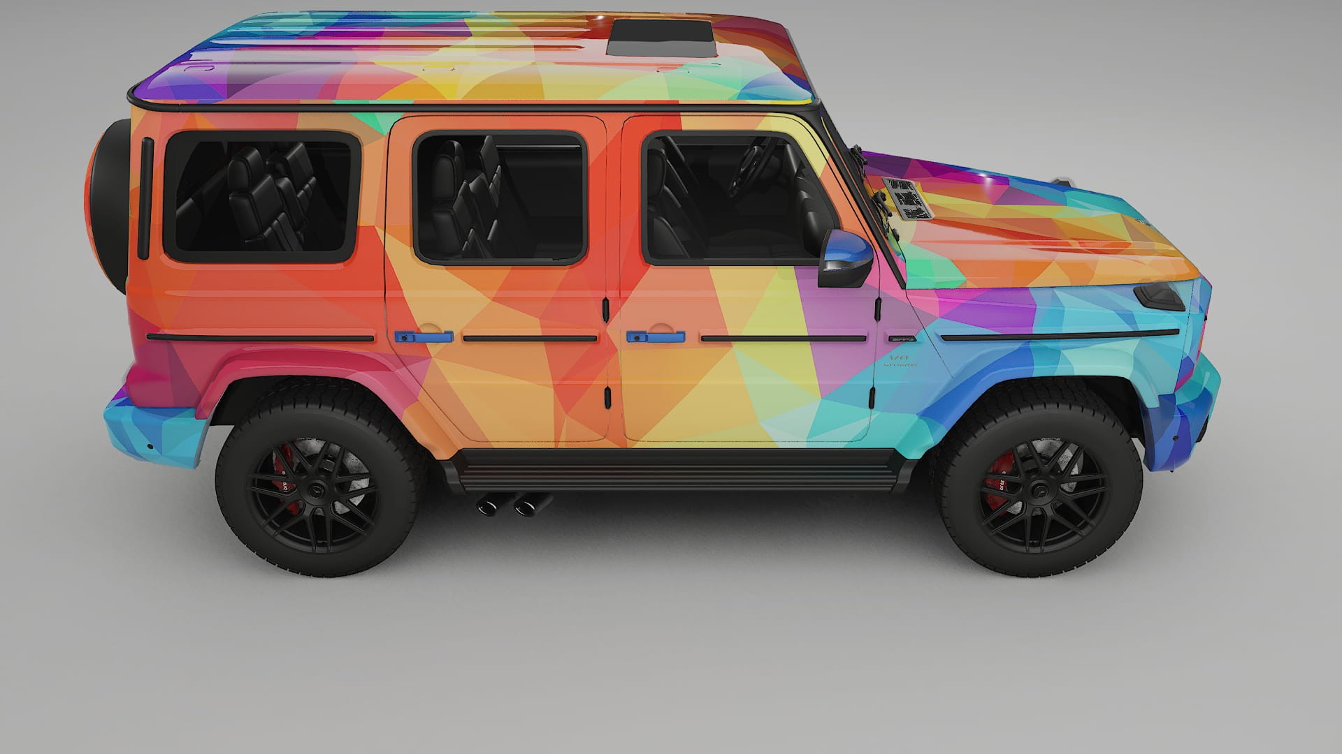 Mercedes G63 AMG W463A VECTOR VIBE Designed Wrap PPF Kit – Printable Polyurethane Film