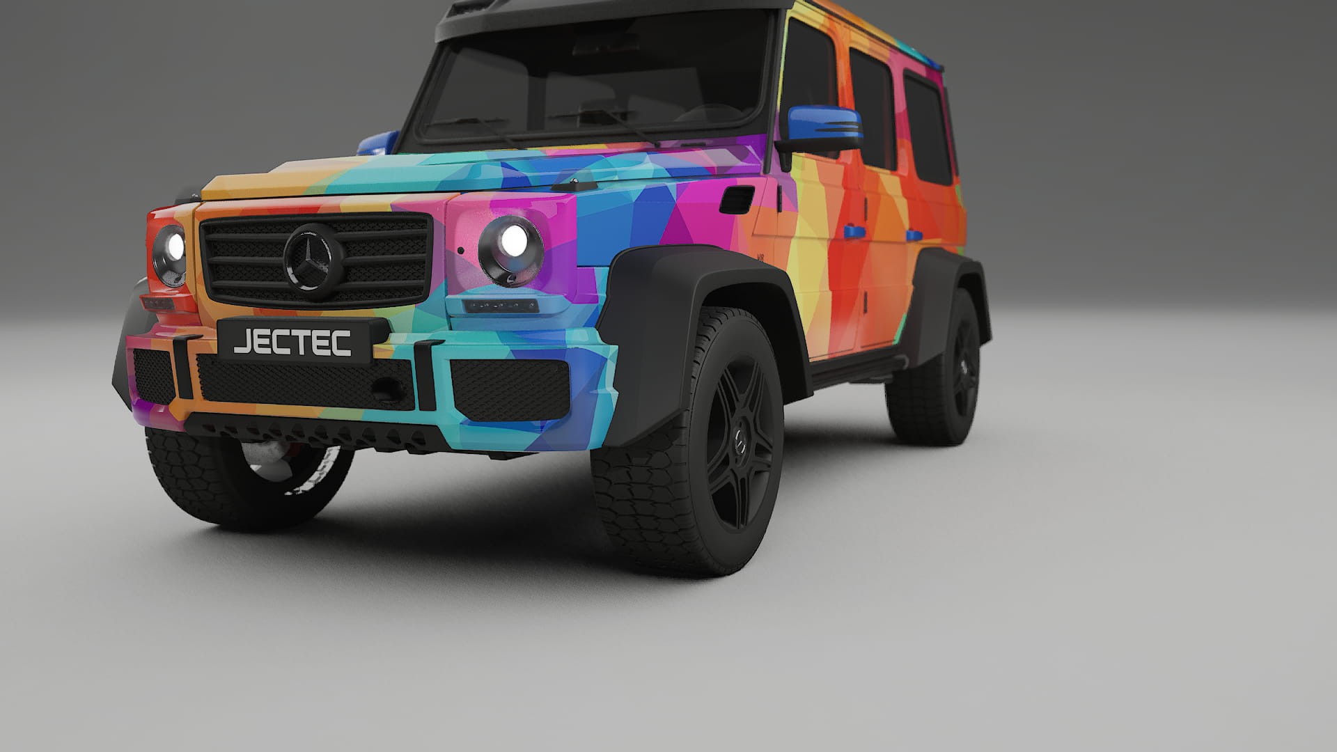 Mercedes G-class 4x4 W463 VECTOR VIBE Designed Wrap PPF Kit – Printable Polyurethane Film