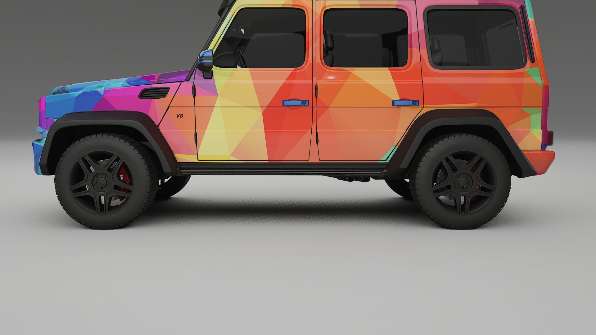 Mercedes G-class 4x4 W463 VECTOR VIBE Designed Wrap PPF Kit – Printable Polyurethane Film