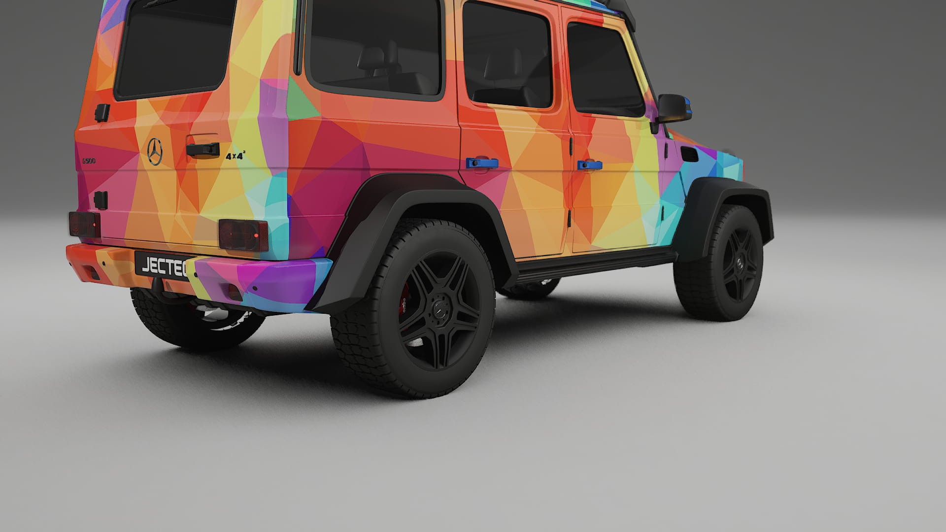 Mercedes G-class 4x4 W463 VECTOR VIBE Designed Wrap PPF Kit – Printable Polyurethane Film
