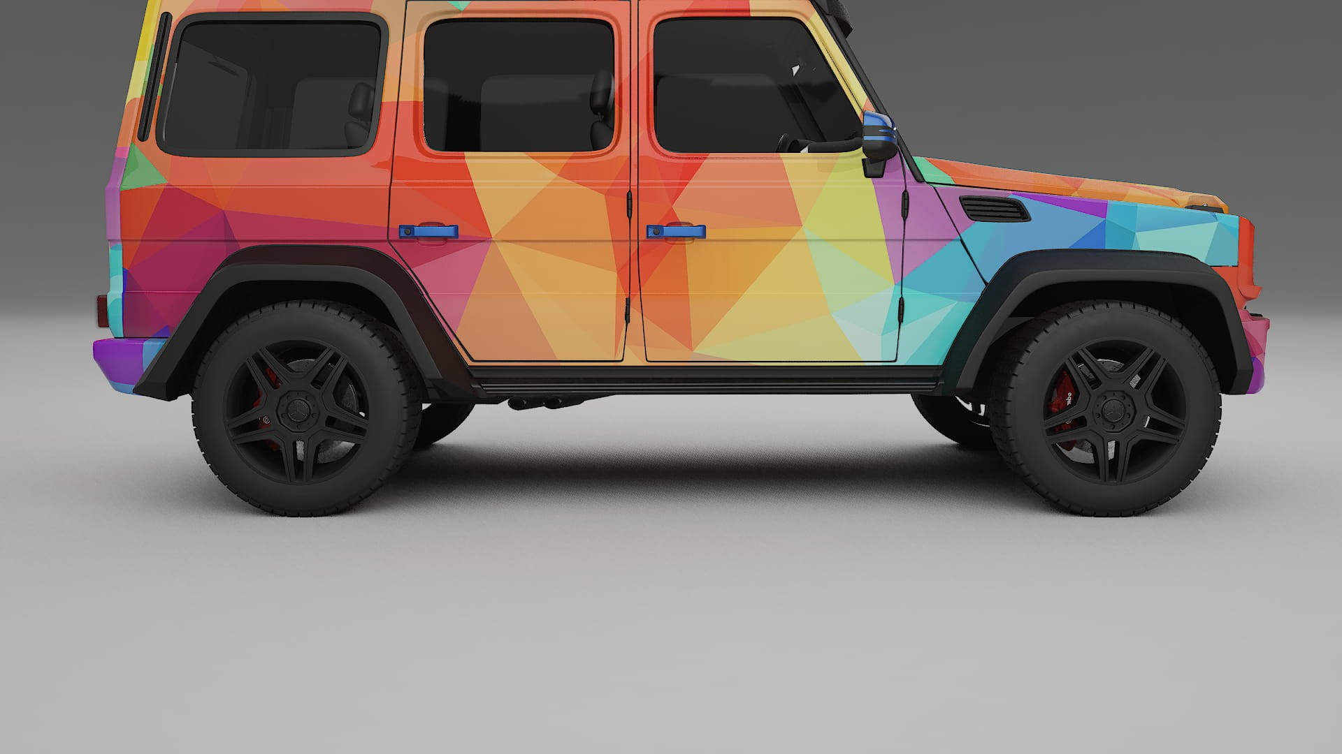 Mercedes G-class 4x4 W463 VECTOR VIBE Designed Wrap PPF Kit – Printable Polyurethane Film