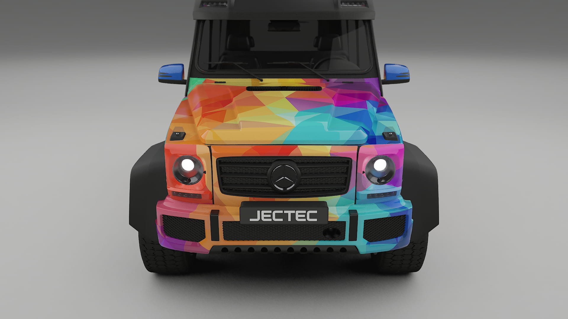 Mercedes G-class 4x4 W463 VECTOR VIBE Designed Wrap PPF Kit – Printable Polyurethane Film