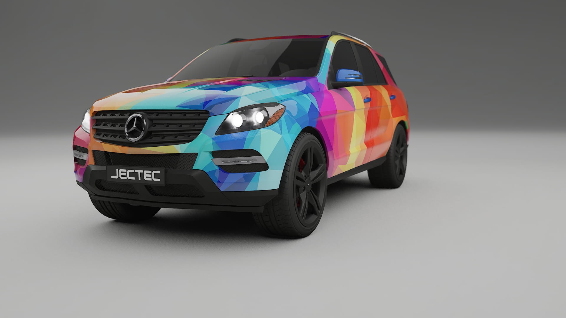 Mercedes M-class W166 VECTOR VIBE Designed Wrap PPF Kit – Printable Polyurethane Film