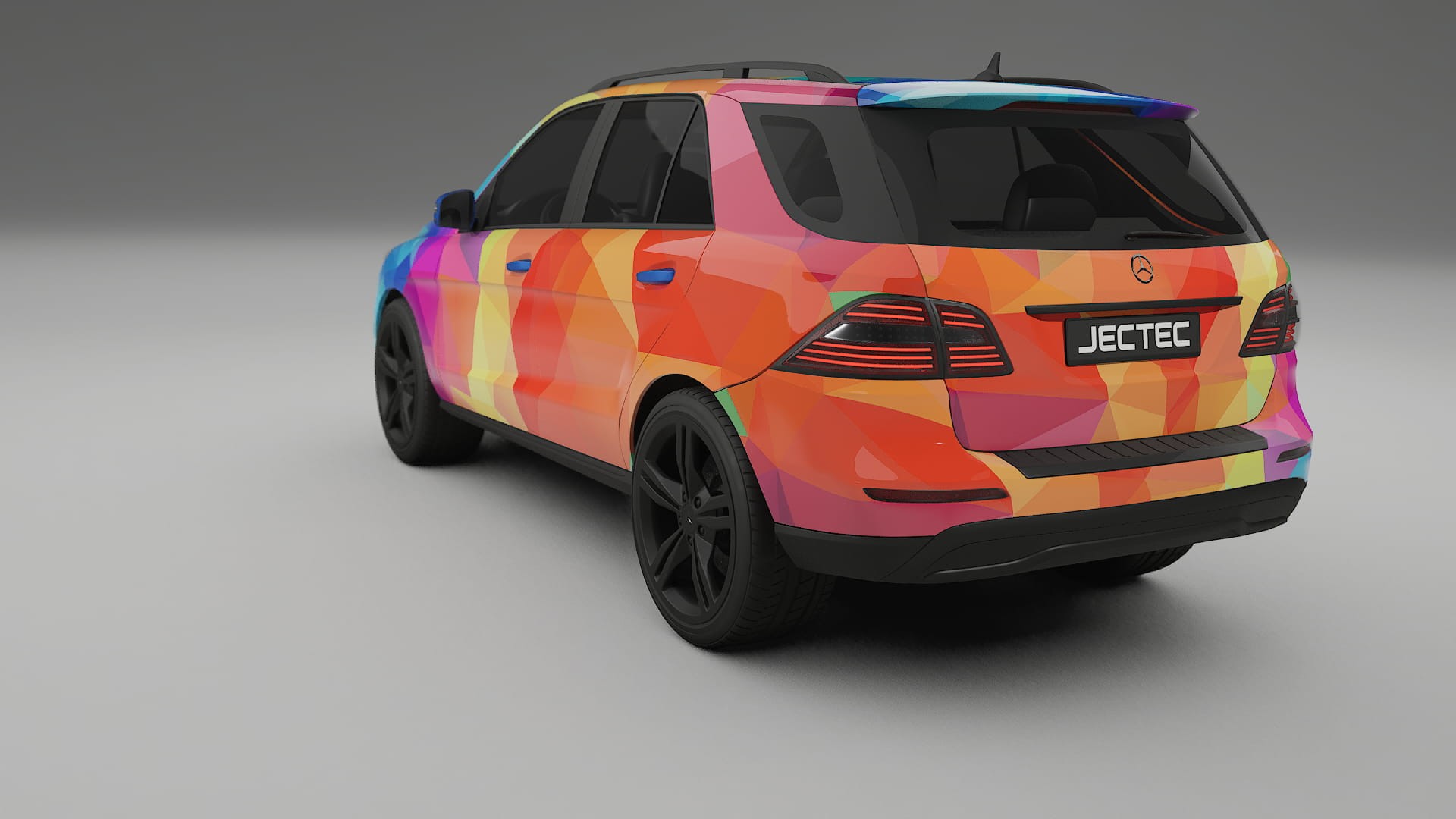 Mercedes M-class W166 VECTOR VIBE Designed Wrap PPF Kit – Printable Polyurethane Film