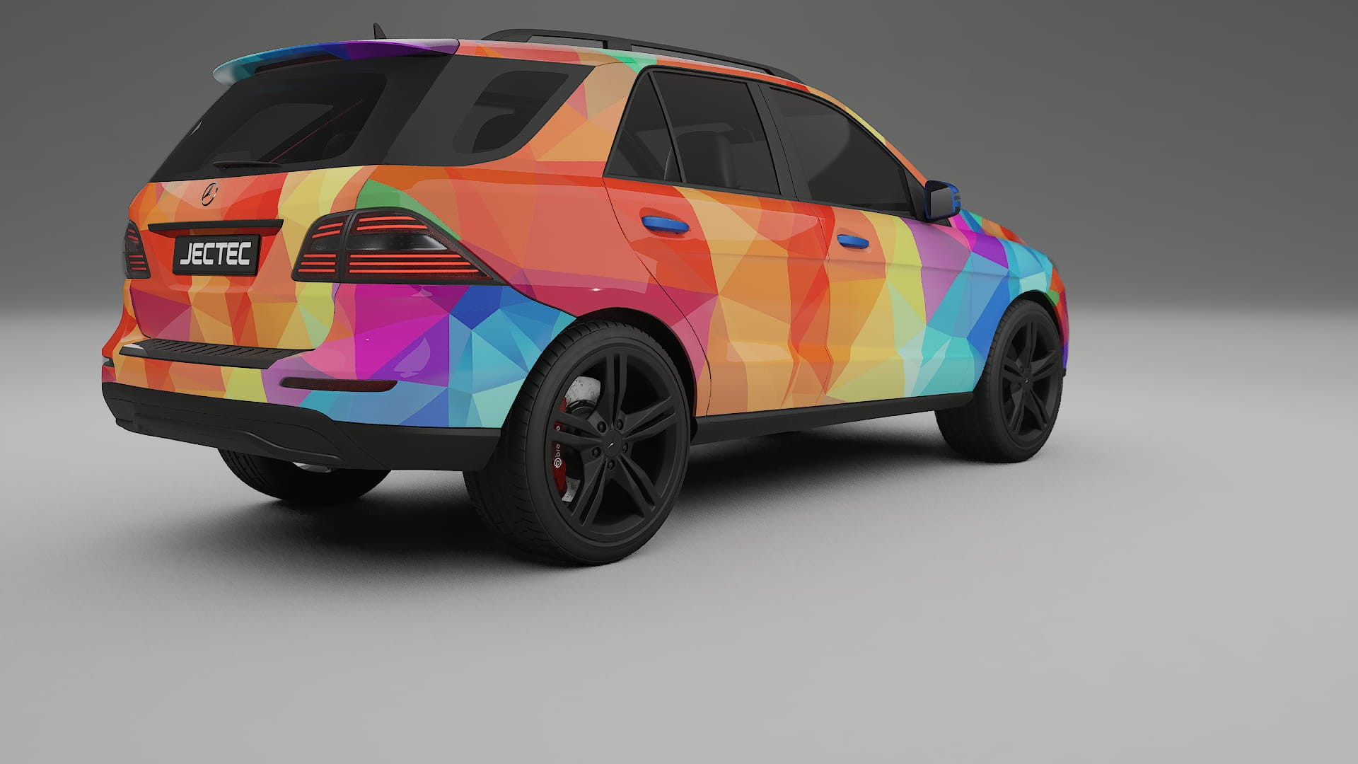 Mercedes M-class W166 VECTOR VIBE Designed Wrap PPF Kit – Printable Polyurethane Film