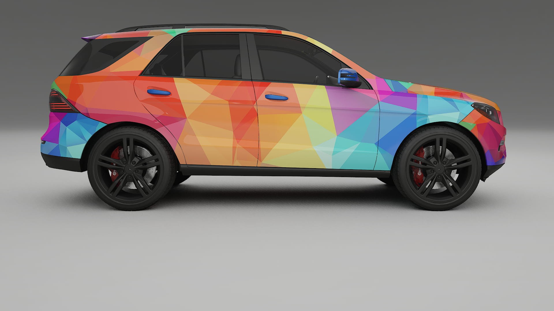 Mercedes M-class W166 VECTOR VIBE Designed Wrap PPF Kit – Printable Polyurethane Film