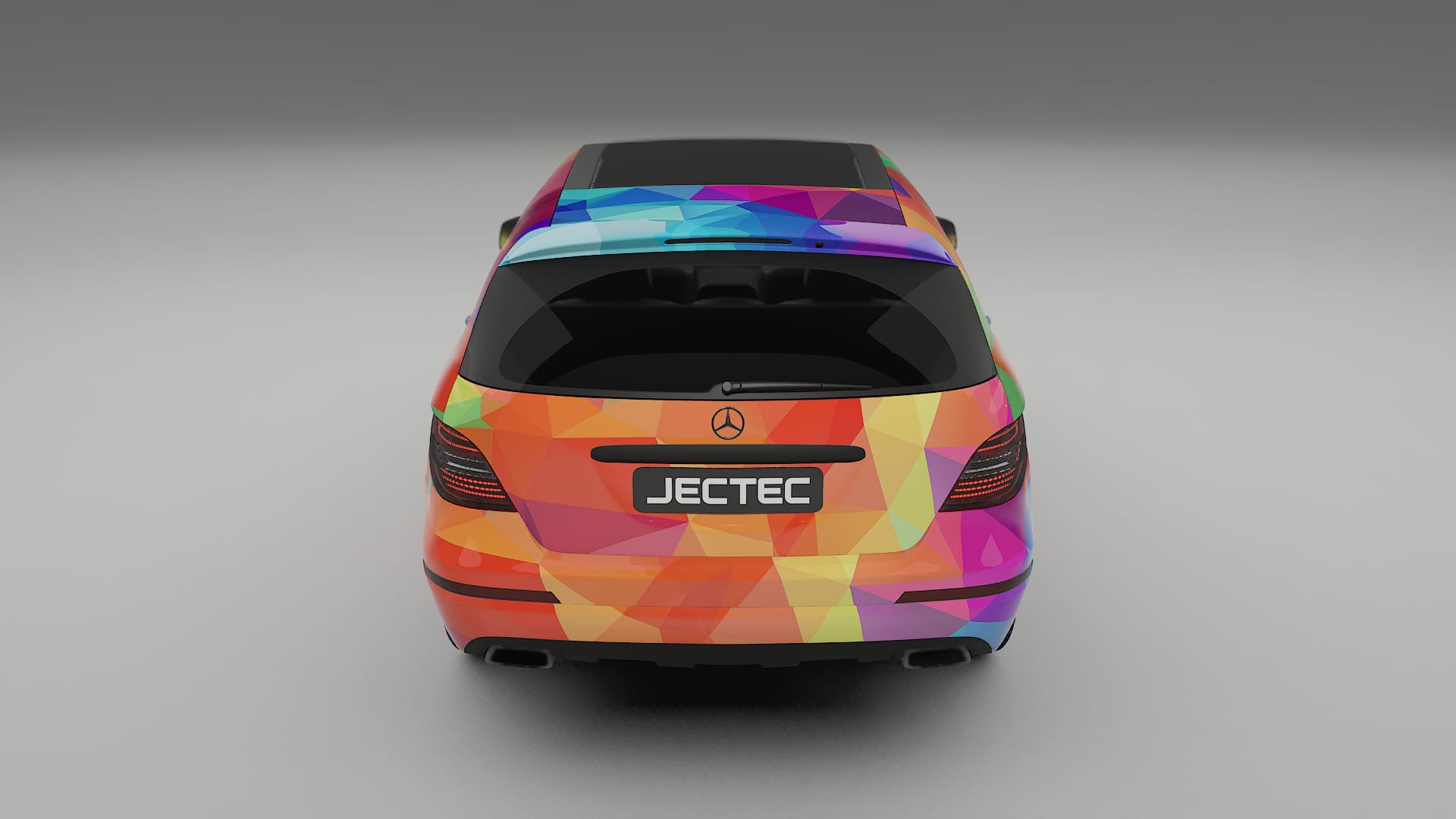 Mercedes R-class W251 facelift LCI VECTOR VIBE Designed Wrap PPF Kit – Printable Polyurethane Film