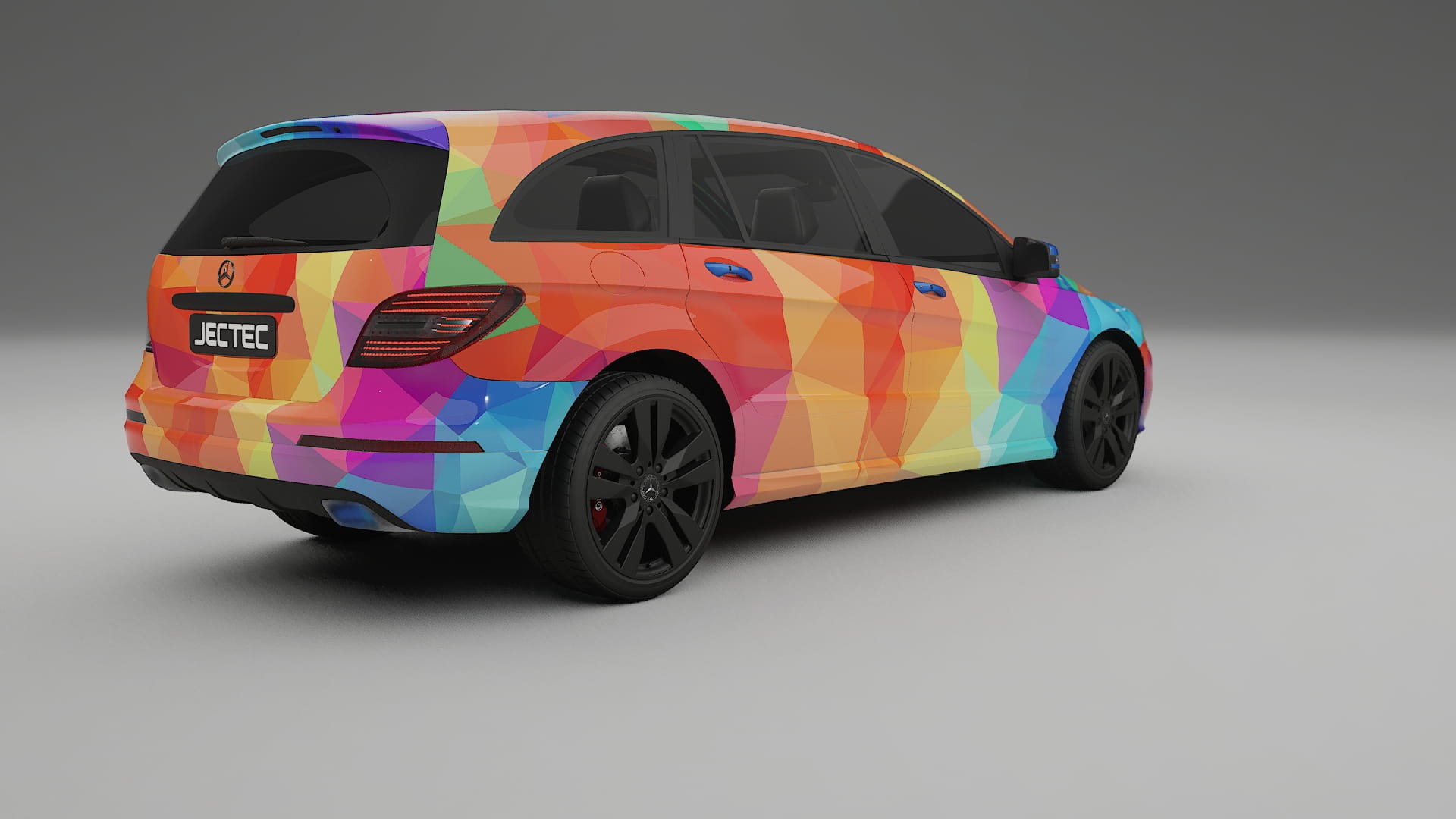 Mercedes R-class W251 facelift LCI VECTOR VIBE Designed Wrap PPF Kit – Printable Polyurethane Film