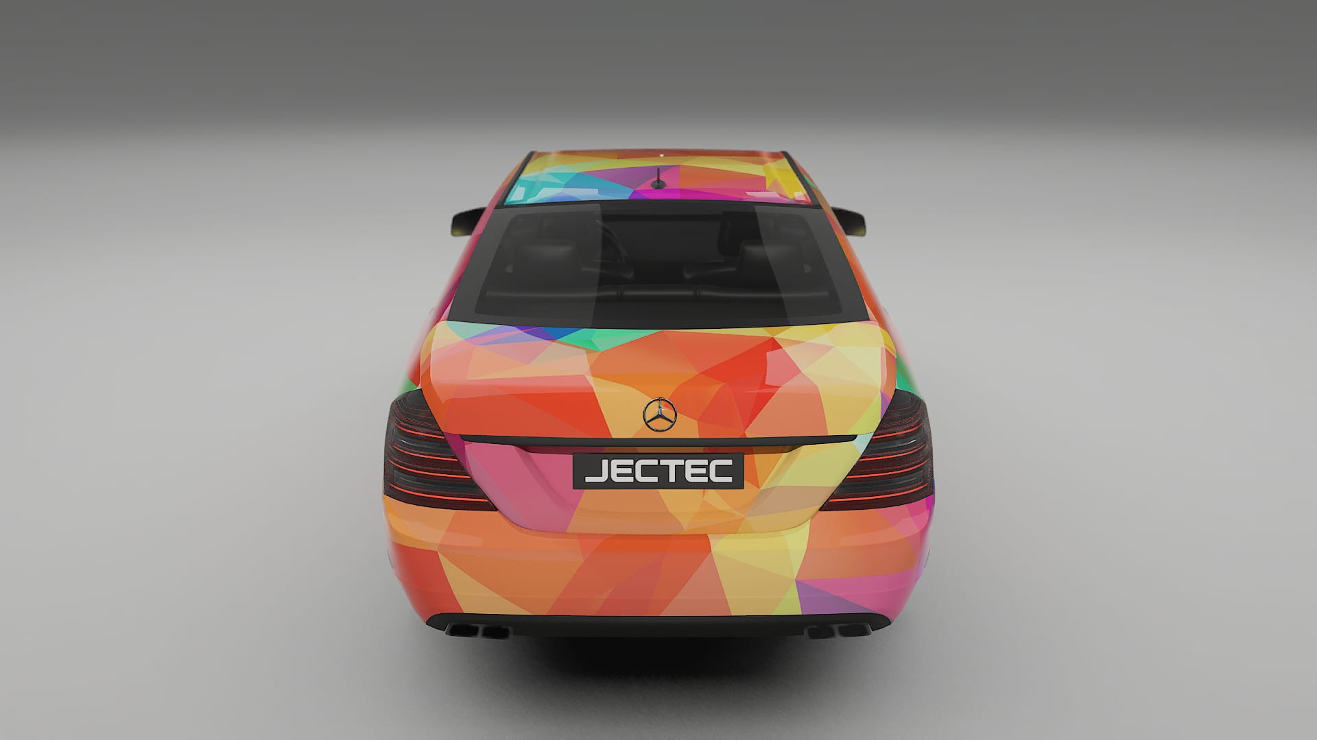 Mercedes S-class W221 facelift LCI VECTOR VIBE Designed Wrap PPF Kit – Printable Polyurethane Film