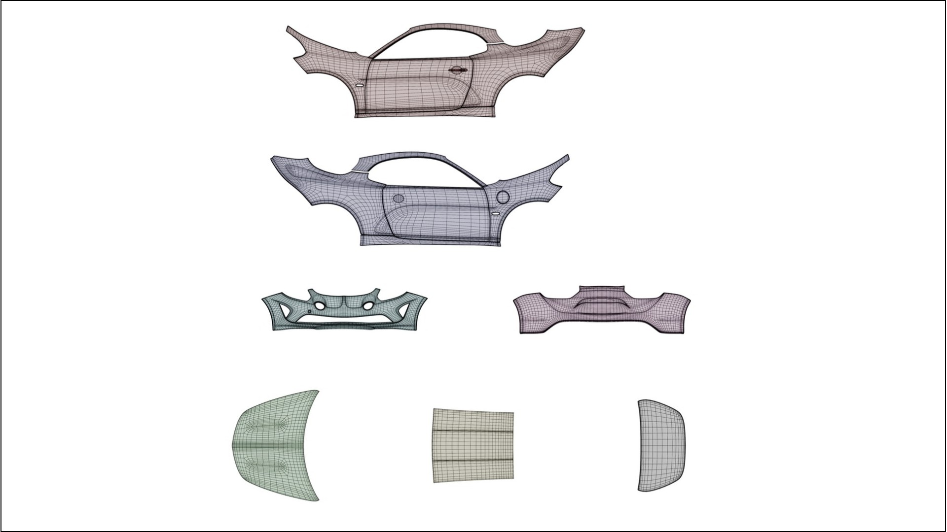 Renault Alpine A110 VECTOR VIBE Designed Wrap PPF Kit – Printable Polyurethane Film 2