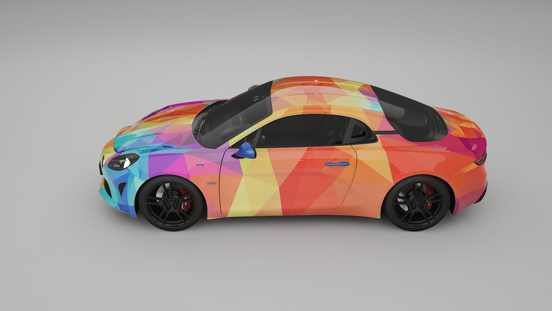 Renault Alpine A110 VECTOR VIBE Designed Wrap PPF Kit – Printable Polyurethane Film