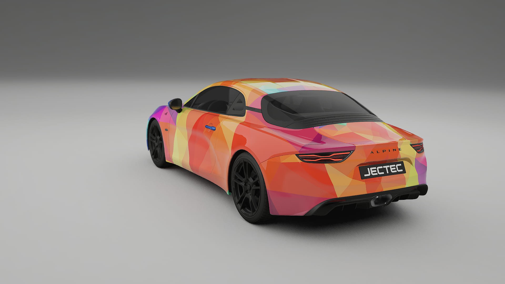 Renault Alpine A110 VECTOR VIBE Designed Wrap PPF Kit – Printable Polyurethane Film