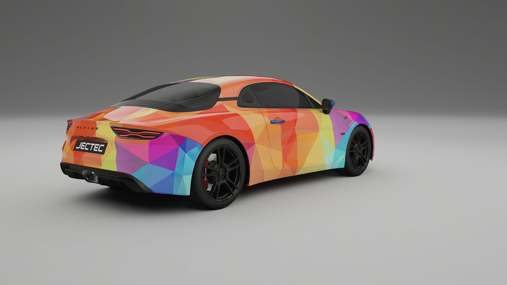 Renault Alpine A110 VECTOR VIBE Designed Wrap PPF Kit – Printable Polyurethane Film