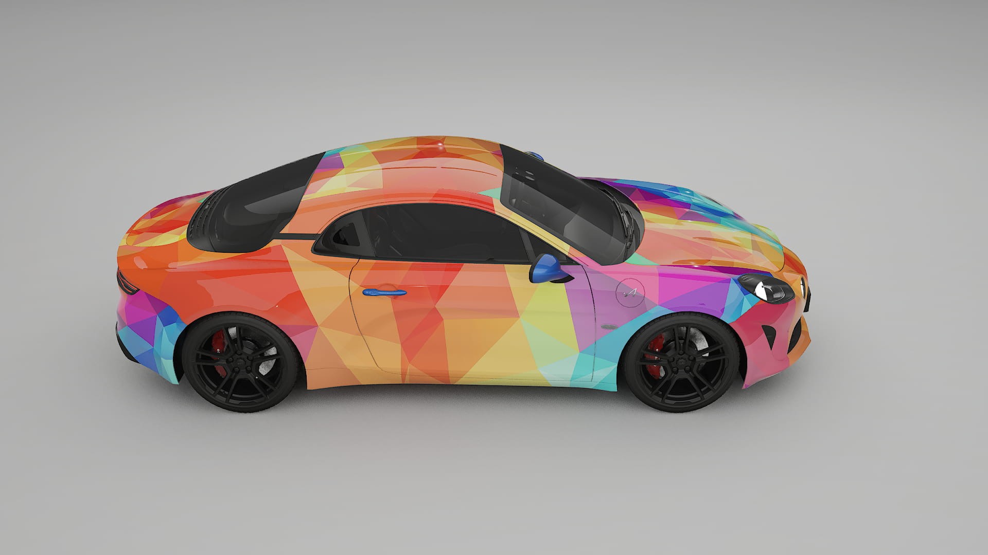 Renault Alpine A110 VECTOR VIBE Designed Wrap PPF Kit – Printable Polyurethane Film