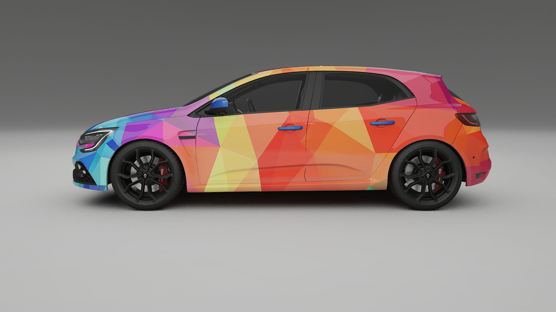 Renault Megane RS IV VECTOR VIBE Designed Wrap PPF Kit – Printable Polyurethane Film